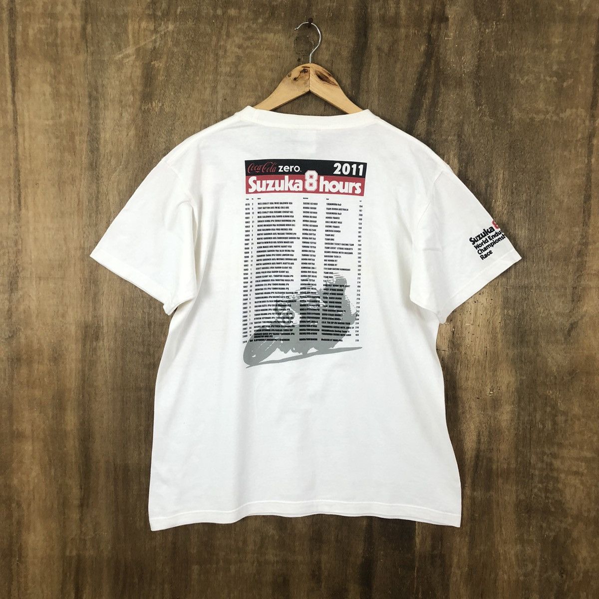 Coca Cola DLL Japan Track bike Suzuka 8 hours Coca Cola T-Shirt #020 Size US M / EU 48-50 / 2 - 7 Thumbnail