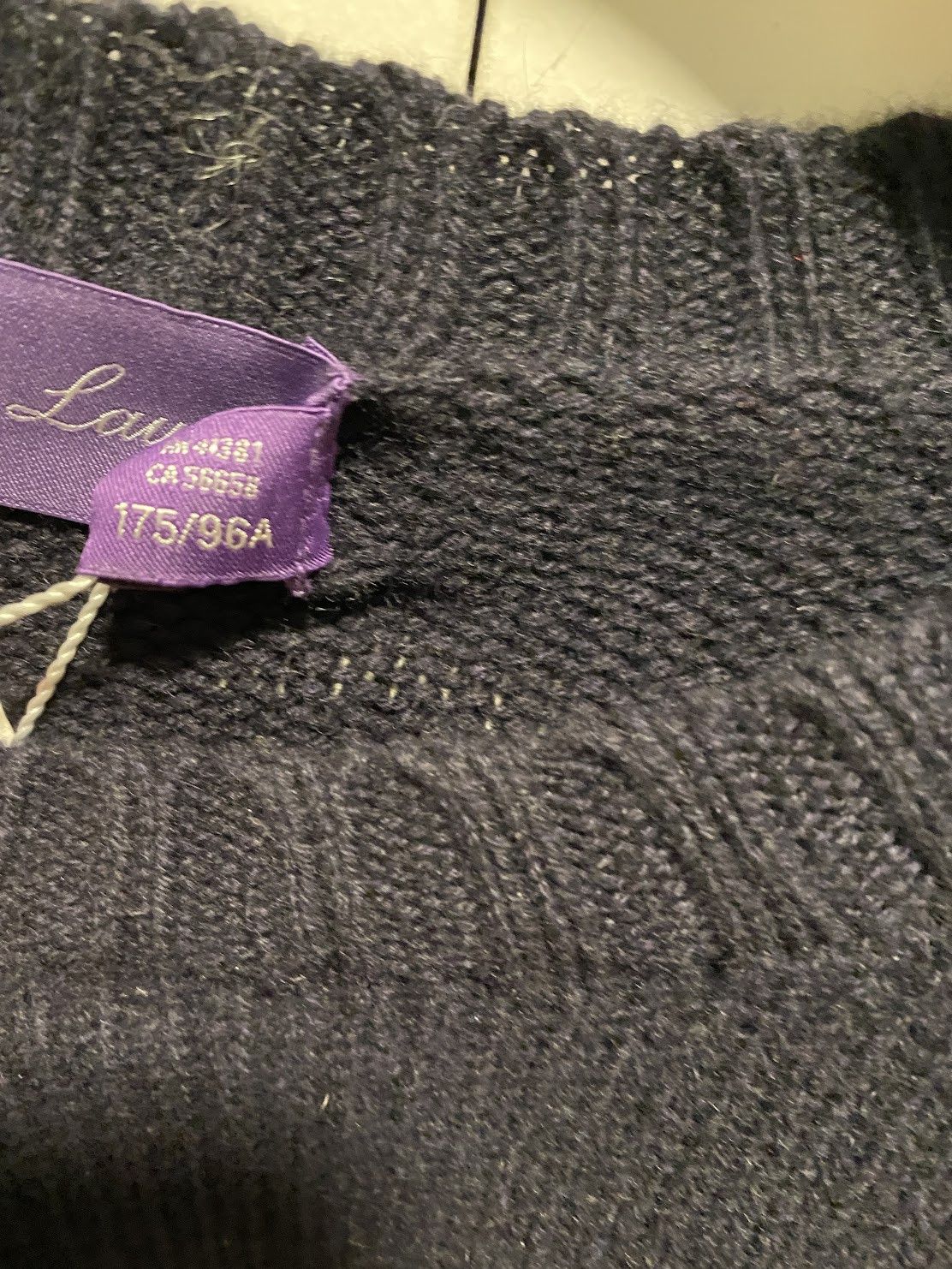 Ralph Lauren Purple Label Ralph Lauren purple label bear sweater knit navy cashmere Size US M / EU 48-50 / 2 - 5 Thumbnail