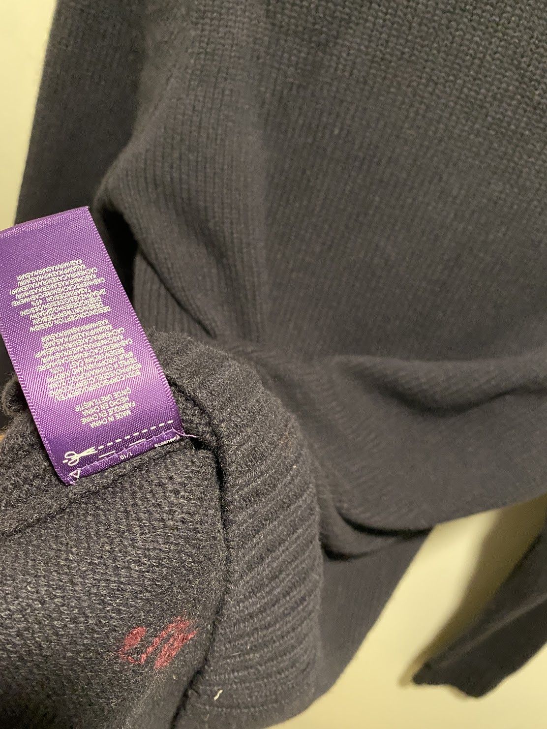 Ralph Lauren Purple Label Ralph Lauren purple label bear sweater knit navy cashmere Size US M / EU 48-50 / 2 - 7 Thumbnail