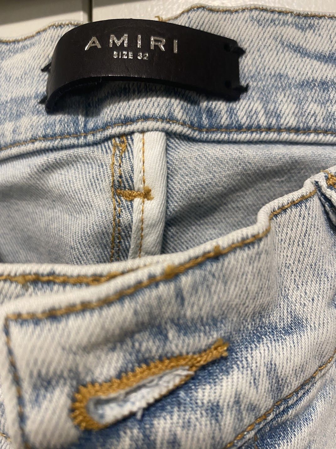 Amiri AMIRI Painter Tie Dye Patch Jean Sky Indigo Size US 32 / EU 48 - 6 Thumbnail