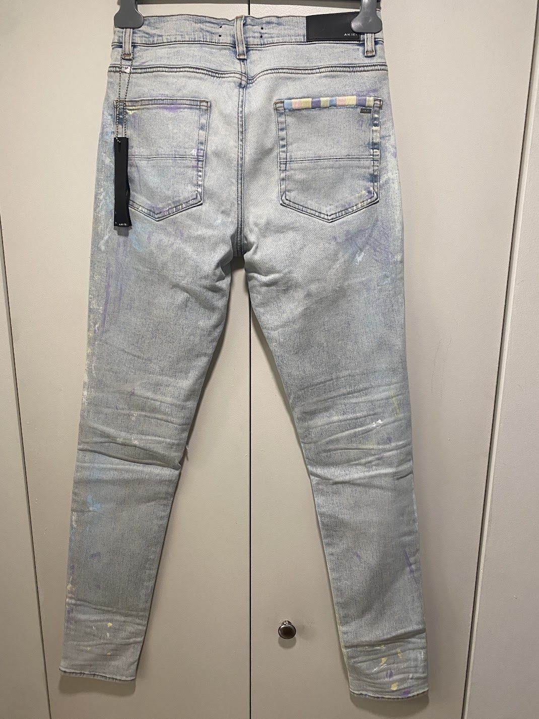 Amiri AMIRI Painter Tie Dye Patch Jean Sky Indigo Size US 32 / EU 48 - 3 Thumbnail