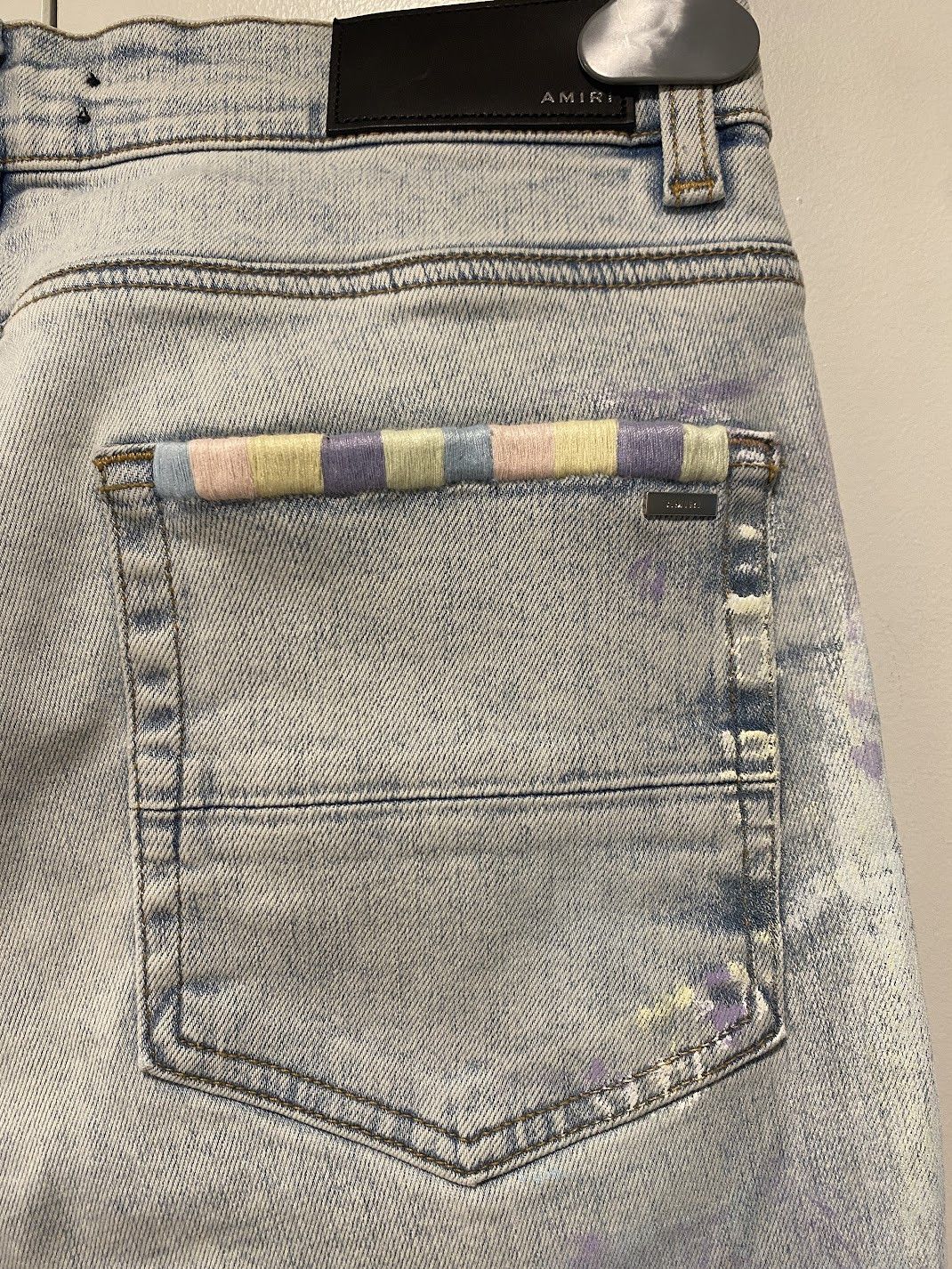 Amiri AMIRI Painter Tie Dye Patch Jean Sky Indigo Size US 32 / EU 48 - 2 Thumbnail