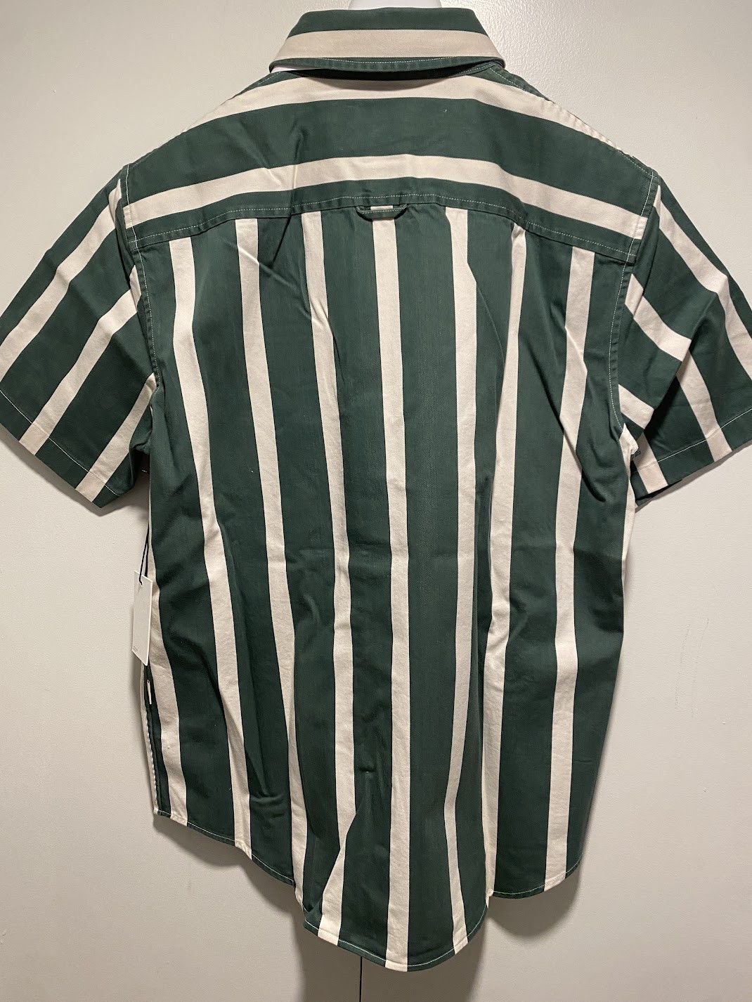 Aime Leon Dore Bold Stripe Short-sleeve Shirt size Medium Green Size US M / EU 48-50 / 2 - 6 Thumbnail