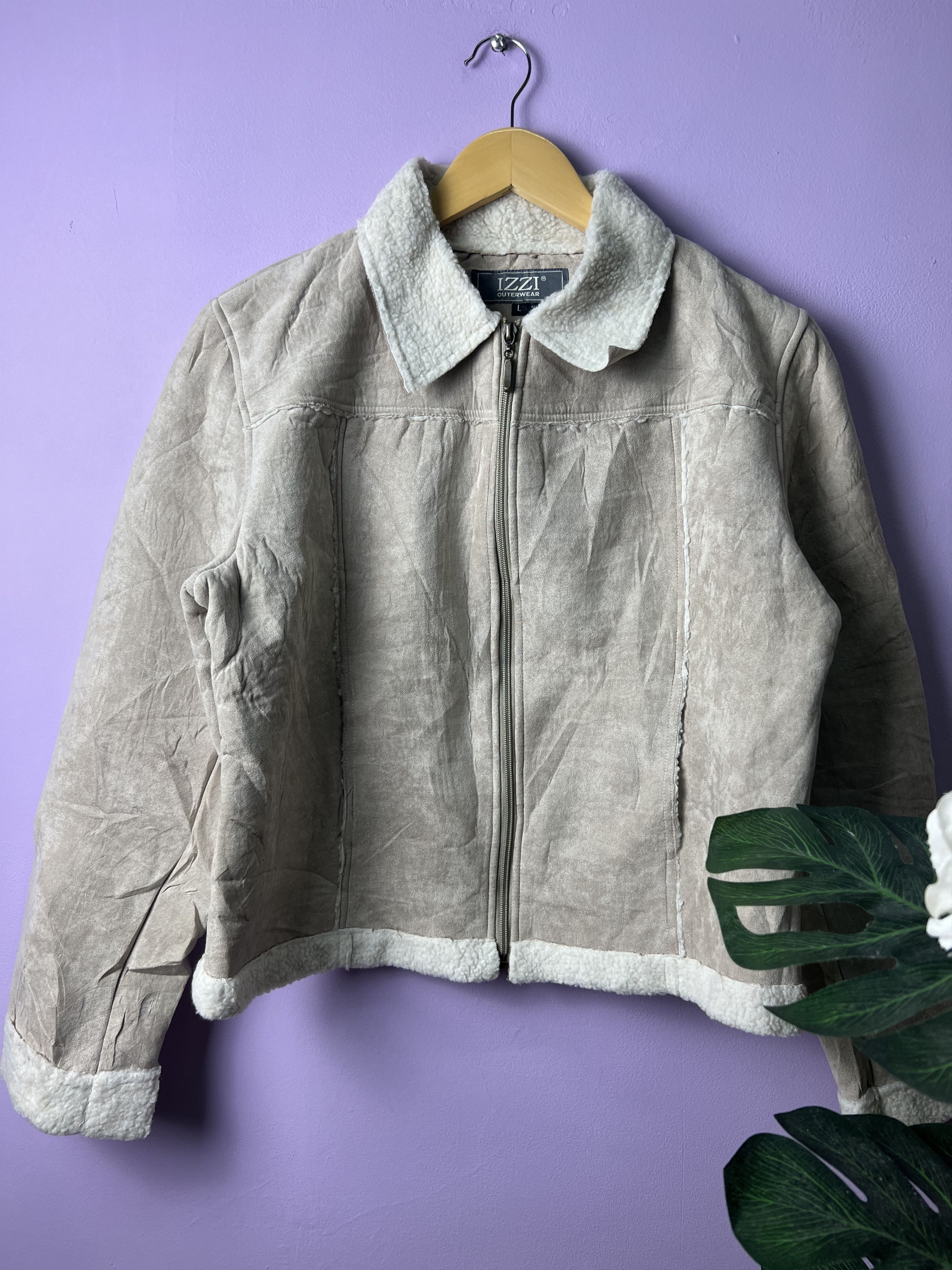 Other 🔥Izzi Light Suede Sherpa Jackets Size US M / EU 48-50 / 2 - 2 Thumbnail