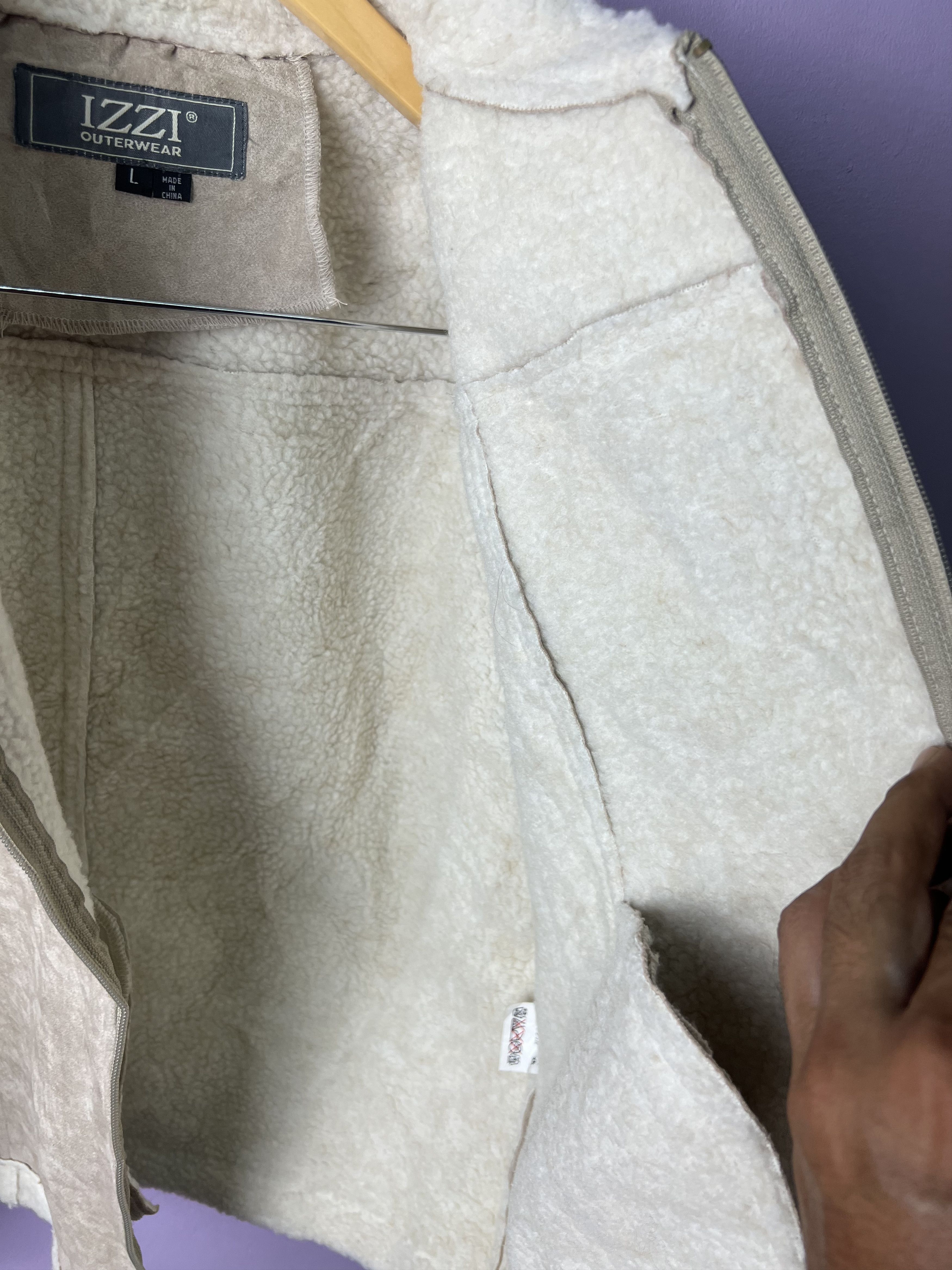 Other 🔥Izzi Light Suede Sherpa Jackets Size US M / EU 48-50 / 2 - 12 Thumbnail