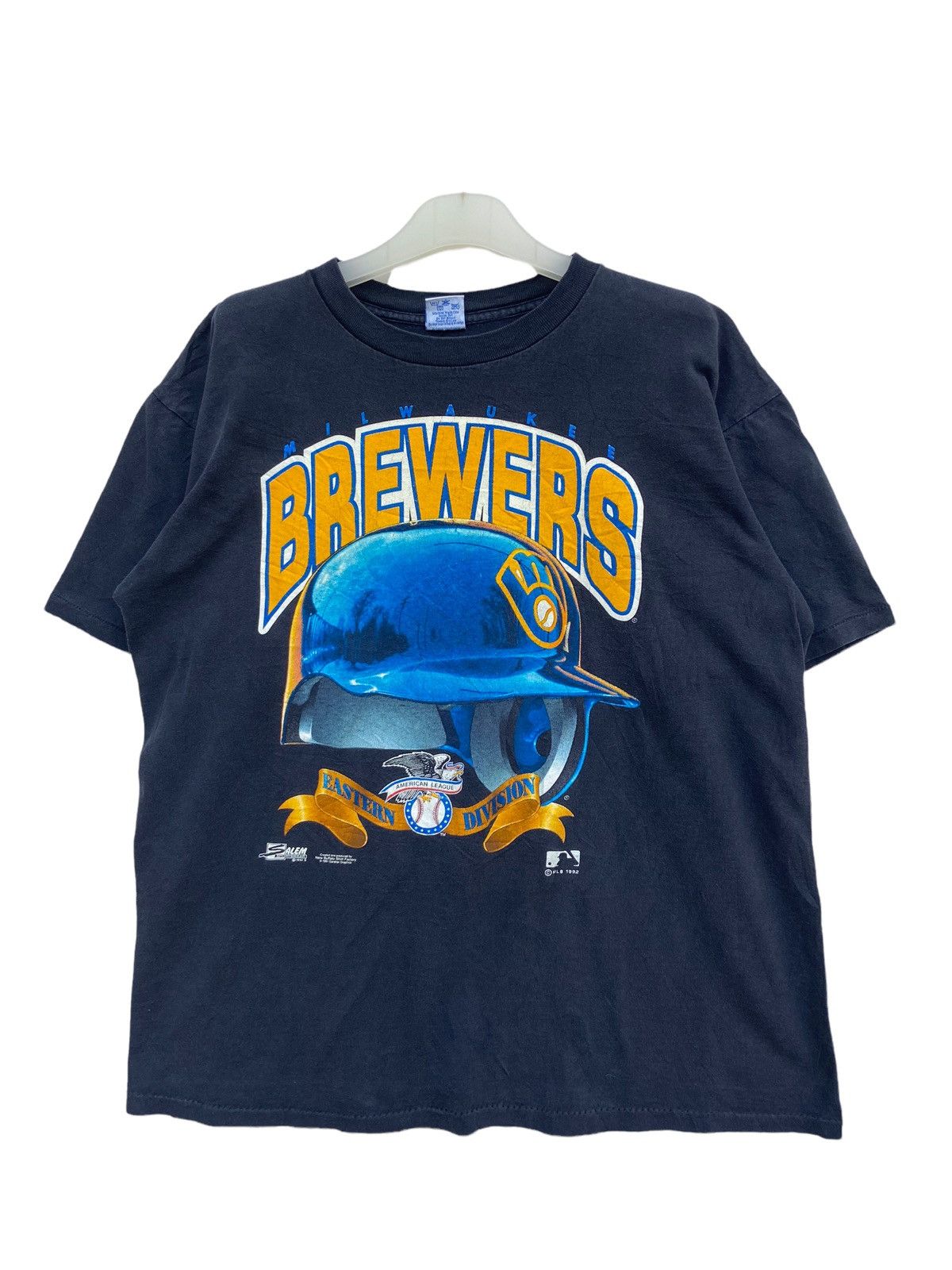 1992 Milwaukee Brewers Shirt 90s Brewers Shirt Medium 