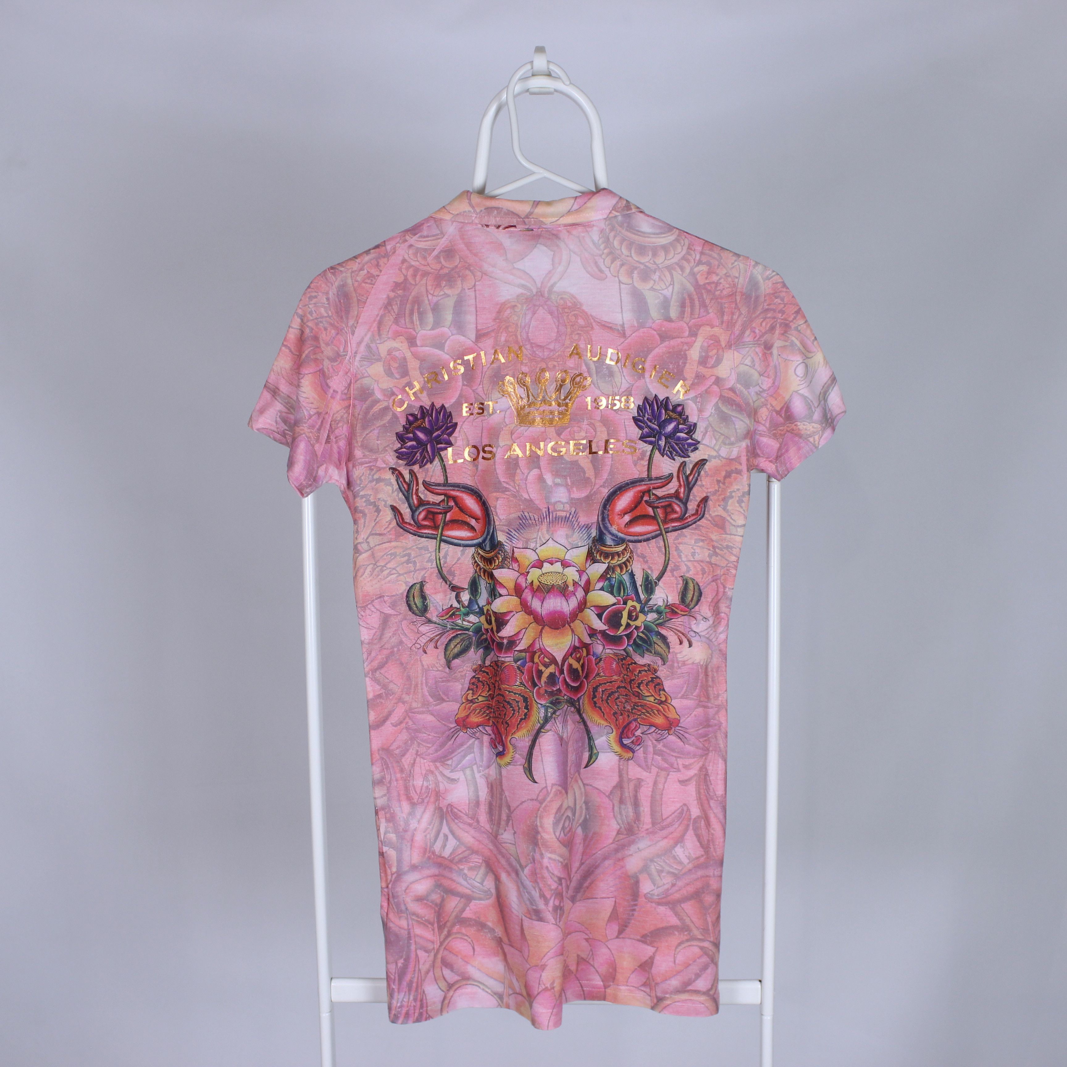 Christian Audigier Christian Audigier vintage blouses polo made in USA S Size S / US 4 / IT 40 - 3 Thumbnail