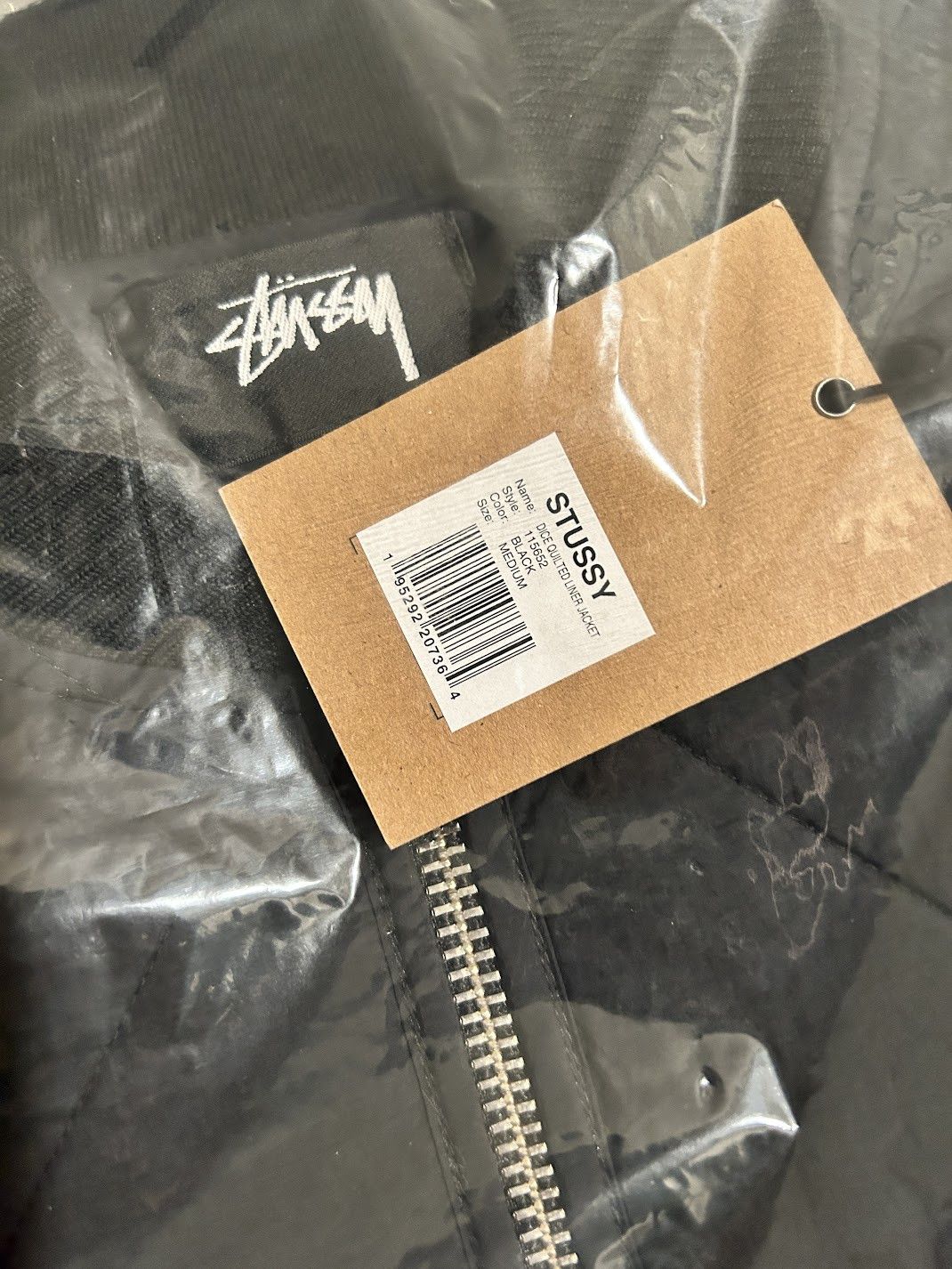 Stussy Stussy DICE QUILTED LINER JACKET - Black L Size US M / EU 48-50 / 2 - 9 Thumbnail