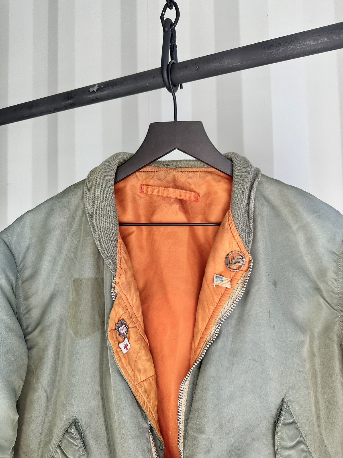 Other Thrashed Faded Ma1 Flight Bomber ERD Grunge Size US M / EU 48-50 / 2 - 2 Thumbnail