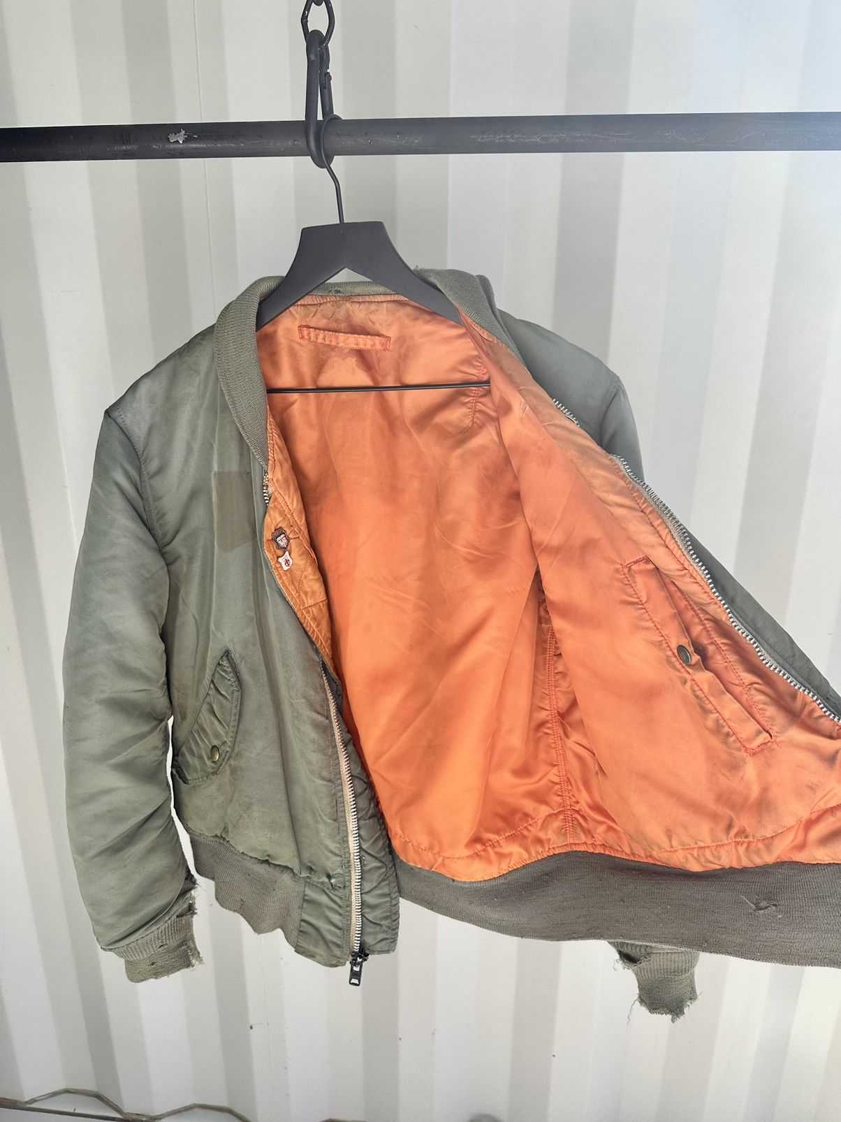 Other Thrashed Faded Ma1 Flight Bomber ERD Grunge Size US M / EU 48-50 / 2 - 4 Thumbnail