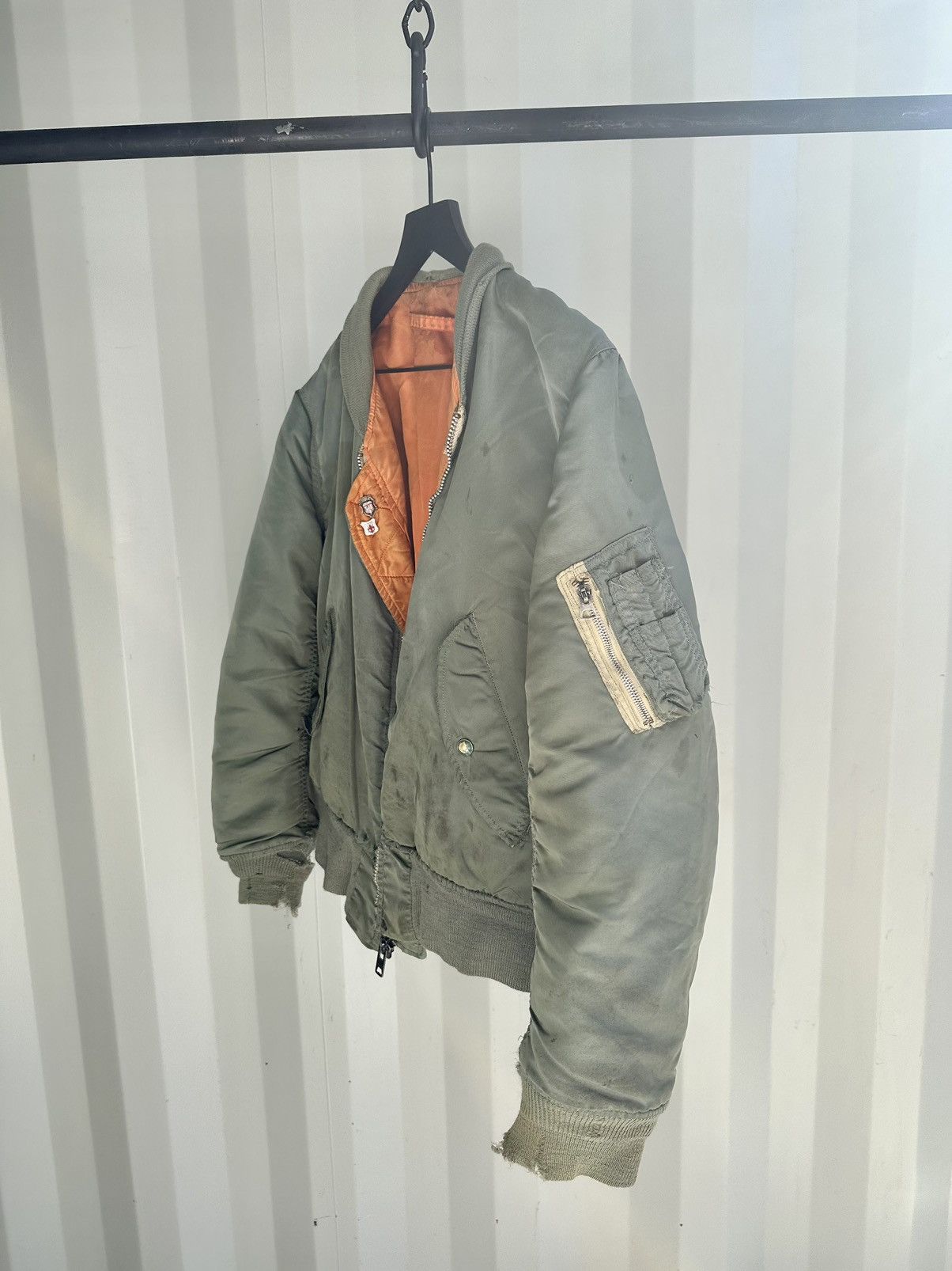 Other Thrashed Faded Ma1 Flight Bomber ERD Grunge Size US M / EU 48-50 / 2 - 6 Thumbnail