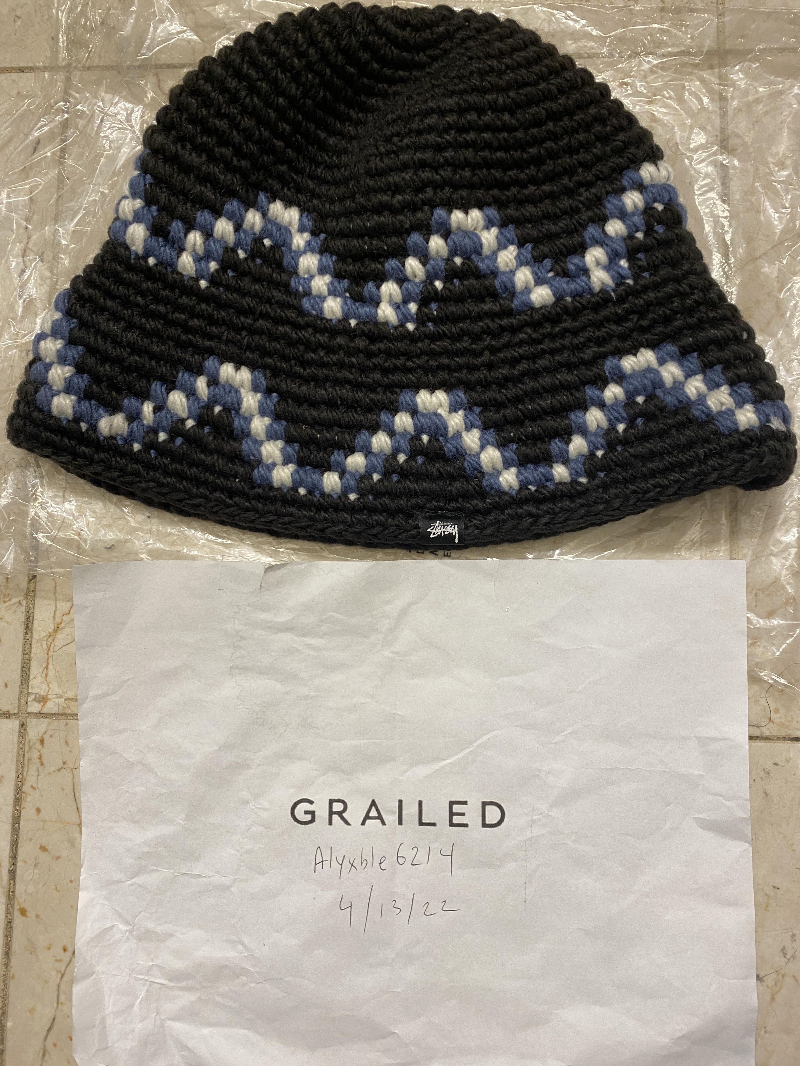 Stussy stussy bucket hat knit wool giza Size ONE SIZE - 3 Thumbnail