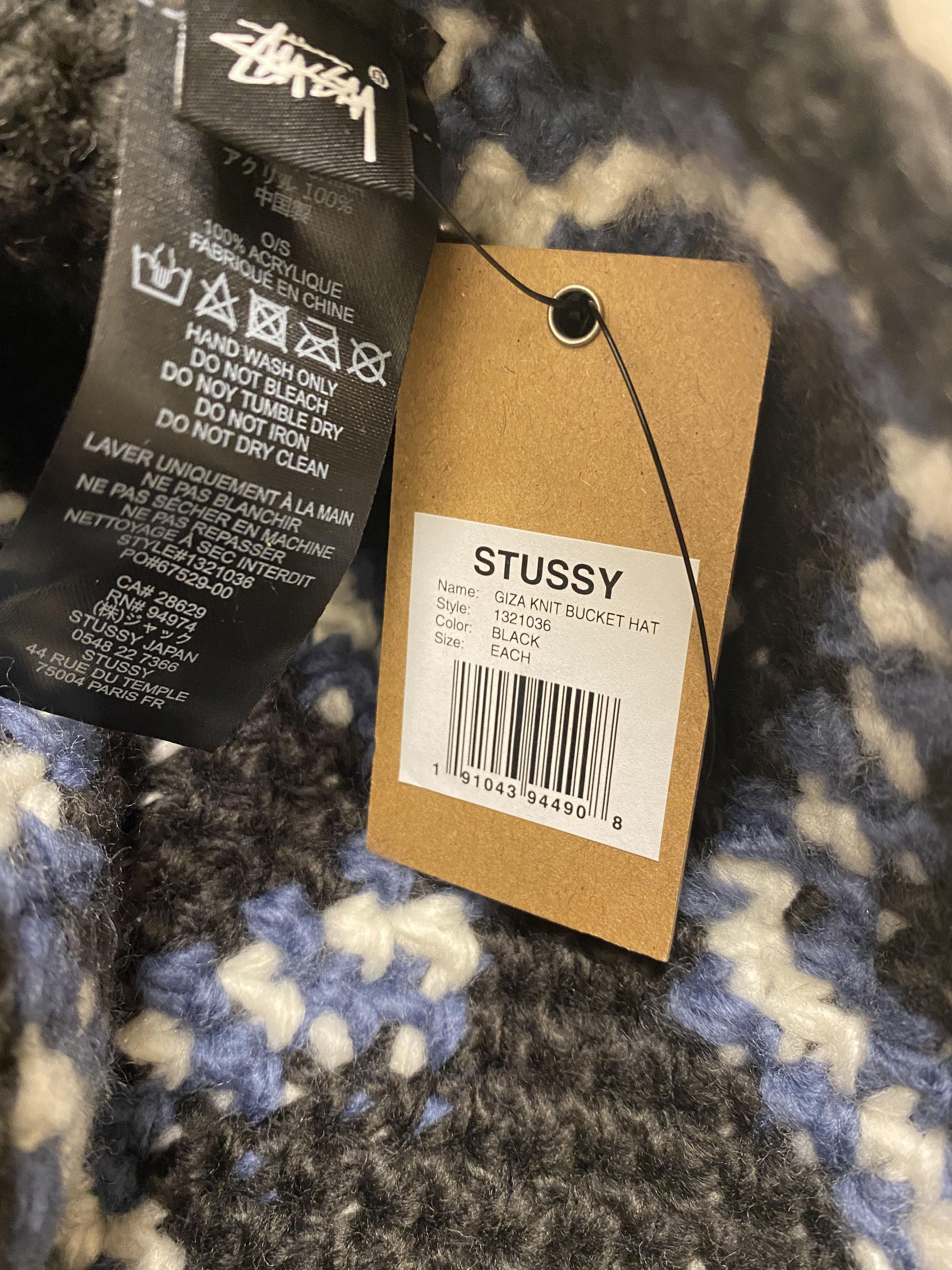 Stussy stussy bucket hat knit wool giza Size ONE SIZE - 4 Thumbnail