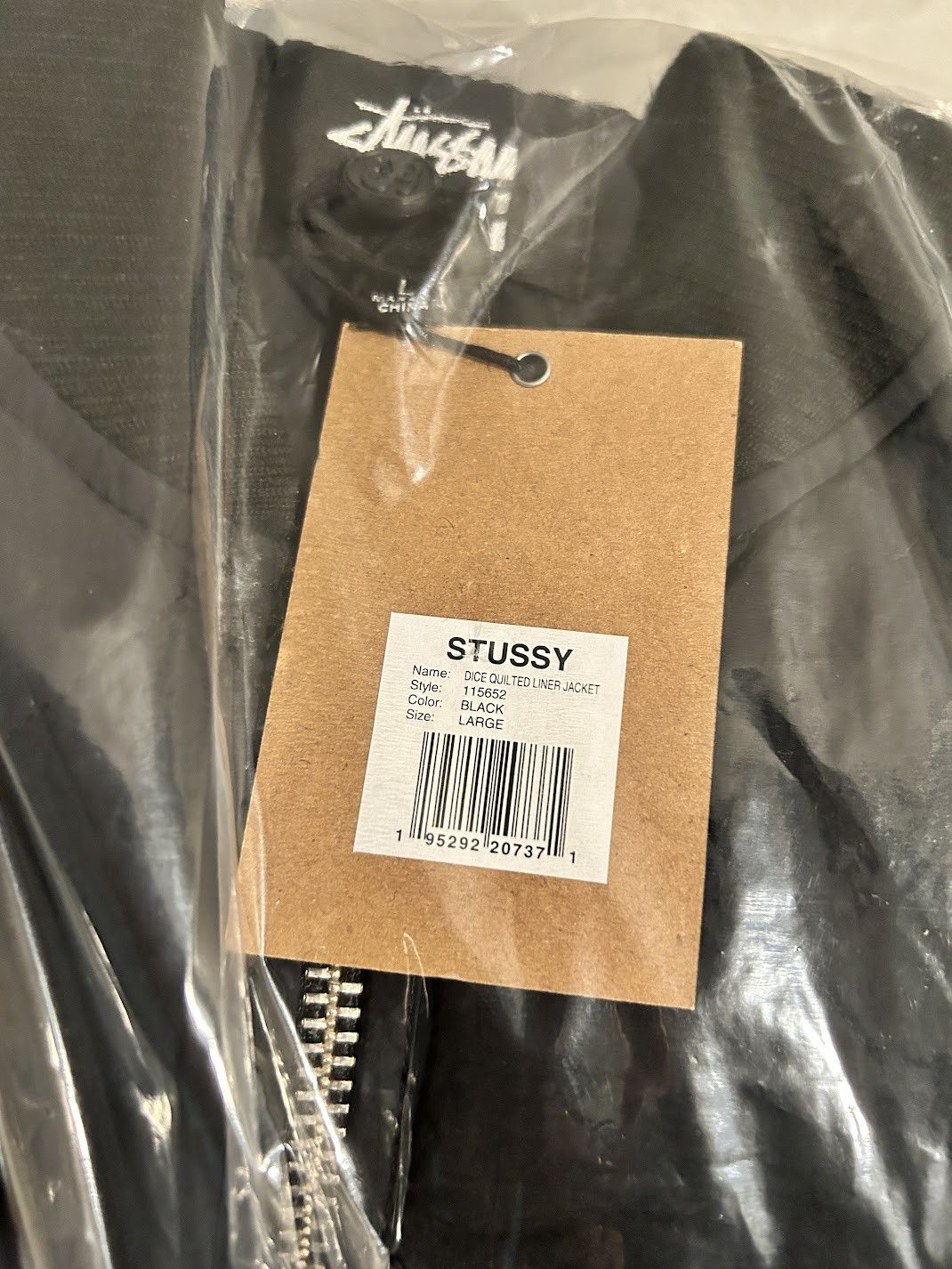 Stussy Stussy DICE QUILTED LINER JACKET - Black L Size US L / EU 52-54 / 3 - 9 Thumbnail