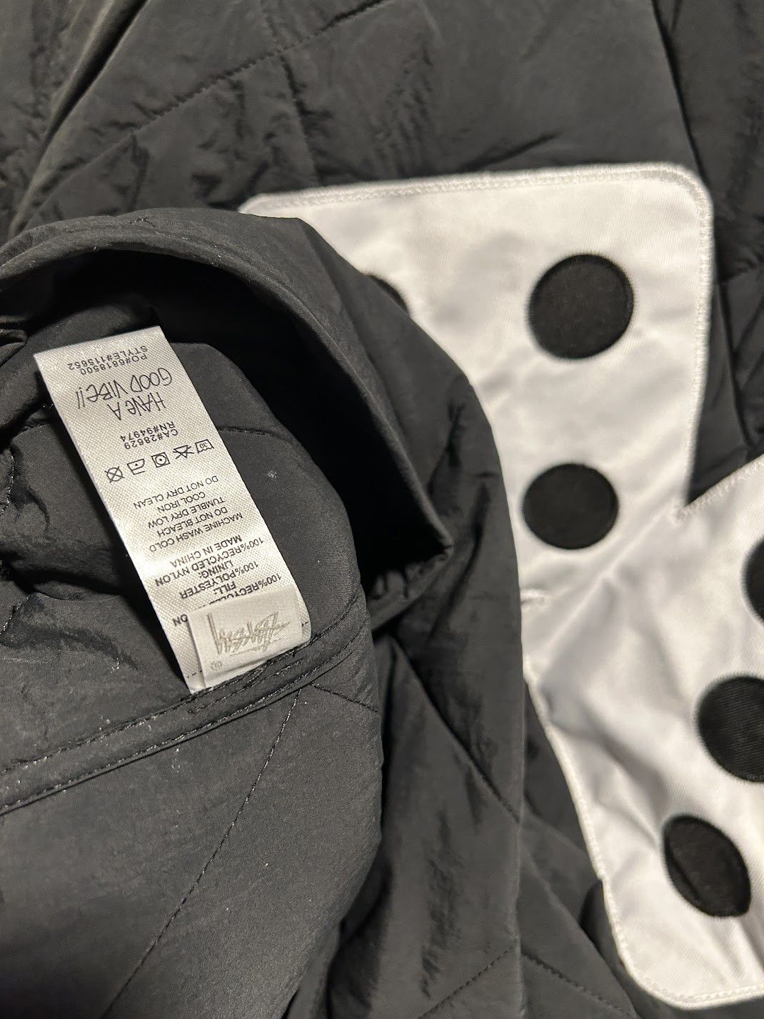 Stussy Stussy DICE QUILTED LINER JACKET - Black L Size US L / EU 52-54 / 3 - 2 Thumbnail