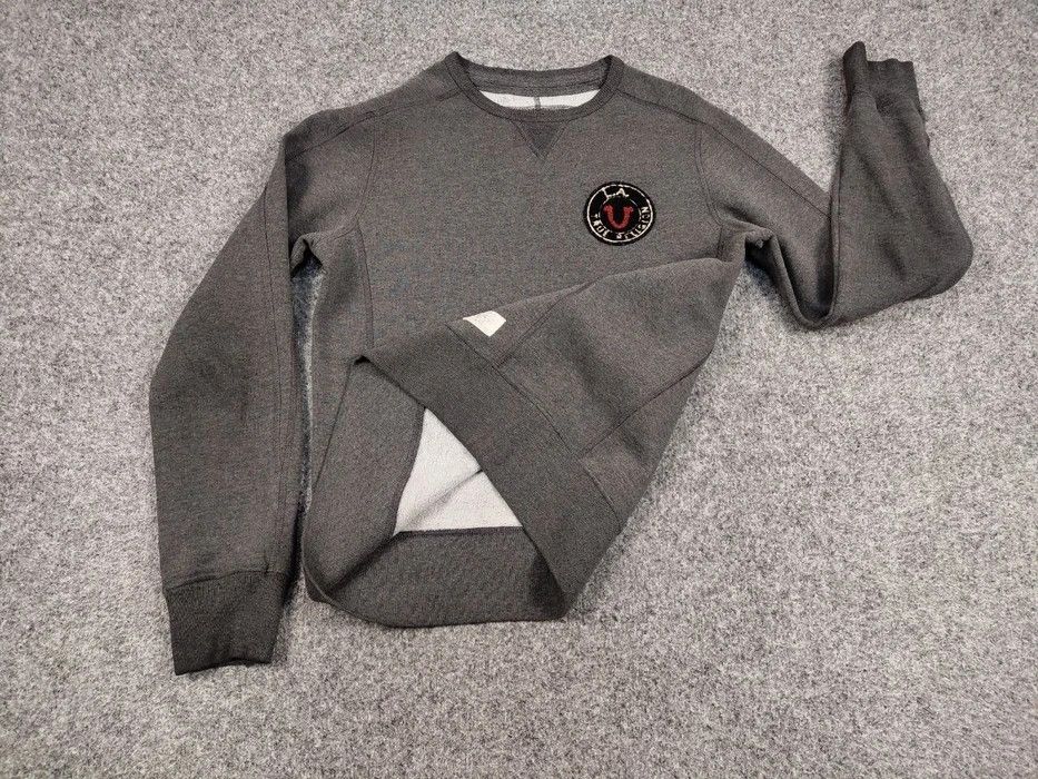 True Religion Vintage True Religion Logo Crewneck Blank Gray Sweatshirt Size US S / EU 44-46 / 1 - 5 Thumbnail