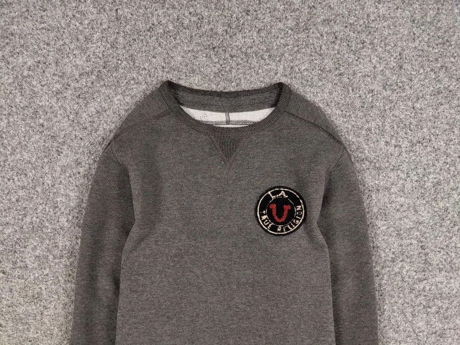 True Religion Vintage True Religion Logo Crewneck Blank Gray Sweatshirt Size US S / EU 44-46 / 1 - 3 Thumbnail