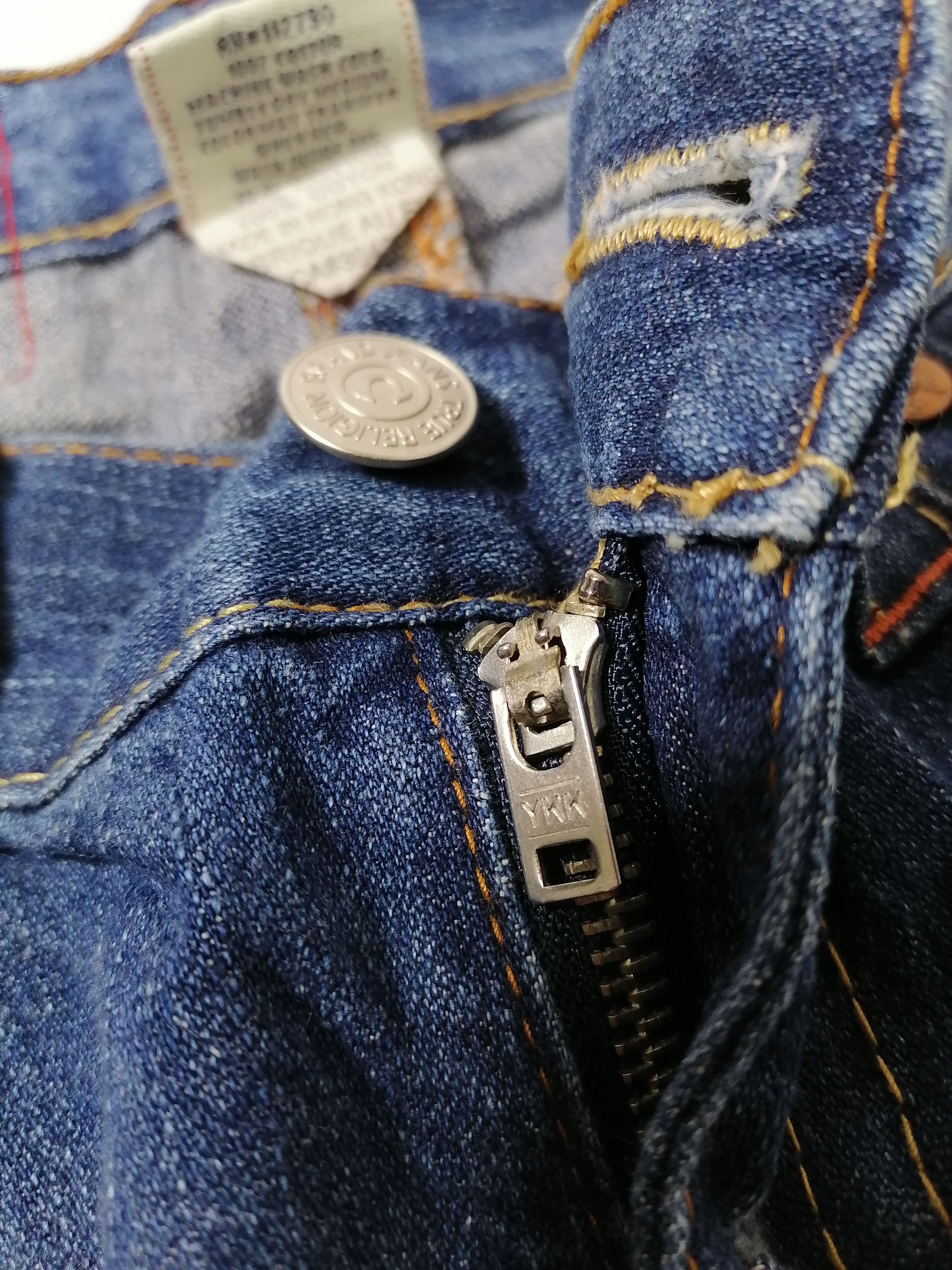 True Religion True Religion Joey Denim Jeans Size 34" / US 12 / IT 48 - 3 Thumbnail