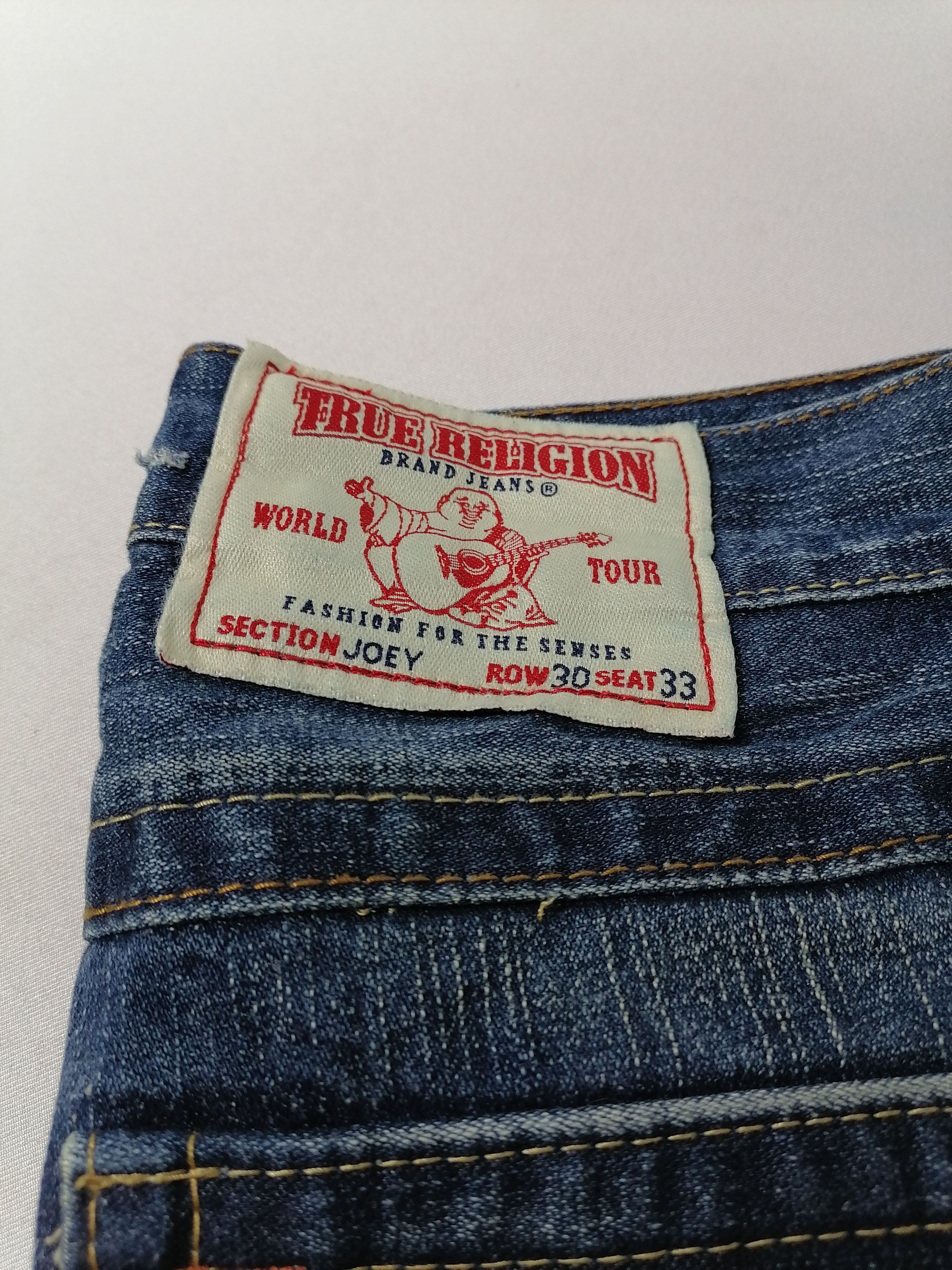 True Religion True Religion Joey Denim Jeans Size 34" / US 12 / IT 48 - 7 Thumbnail