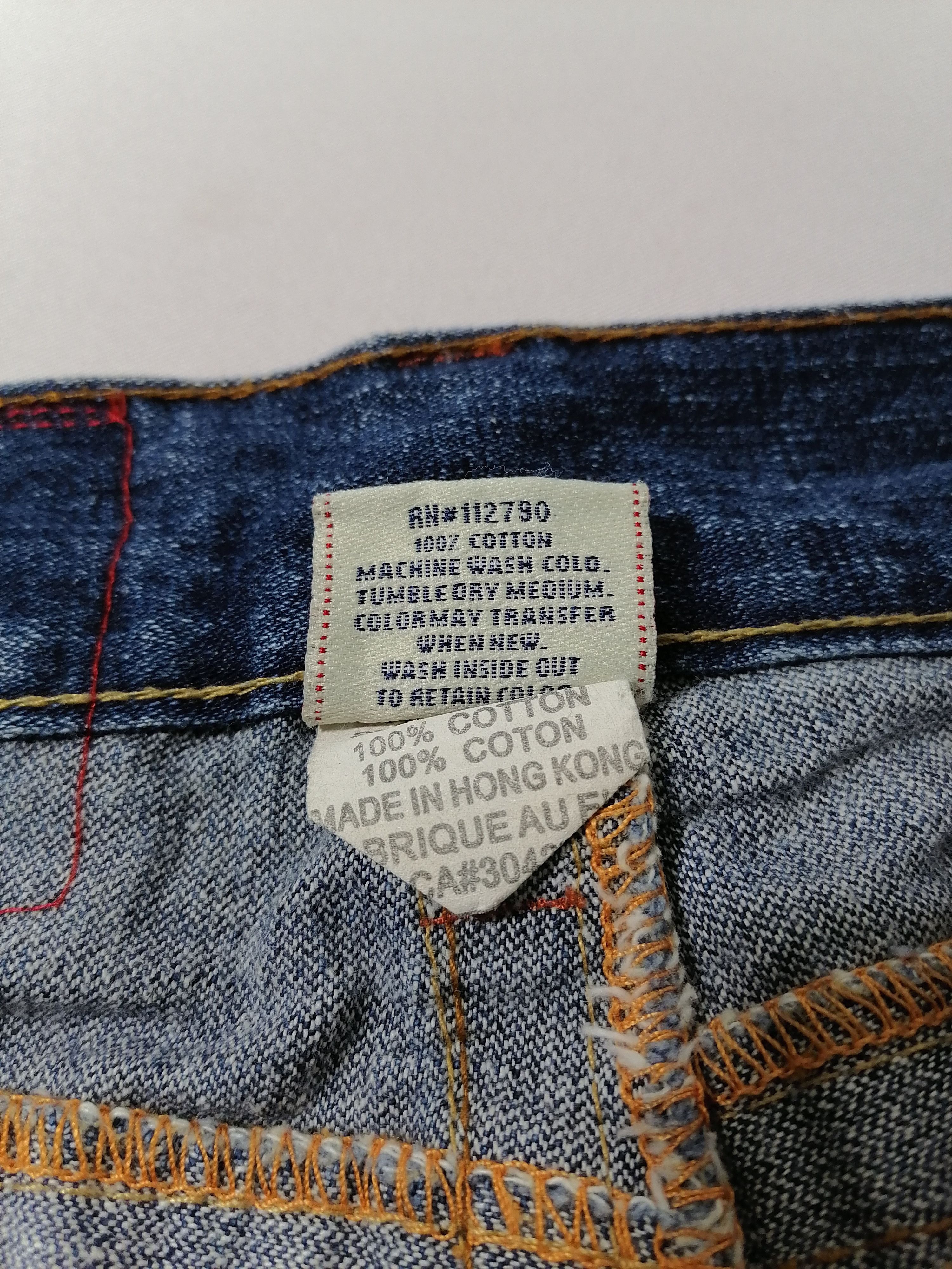 True Religion True Religion Joey Denim Jeans Size 34" / US 12 / IT 48 - 6 Thumbnail