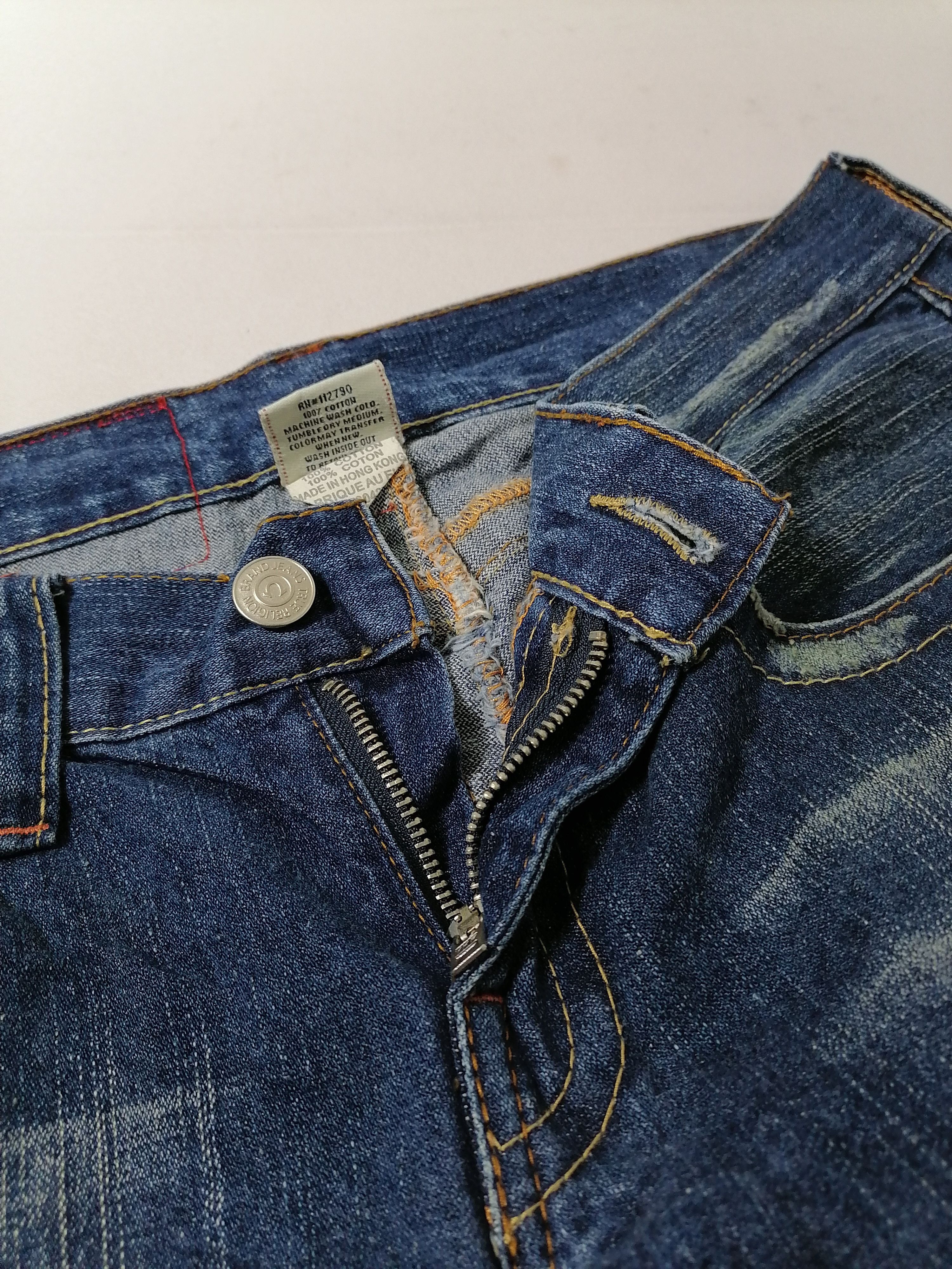 True Religion True Religion Joey Denim Jeans Size 34" / US 12 / IT 48 - 4 Thumbnail