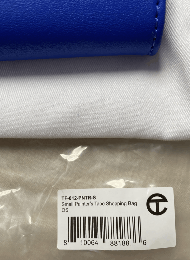 Telfar small painter's blue leather bag vegan tote Size ONE SIZE - 3 Thumbnail