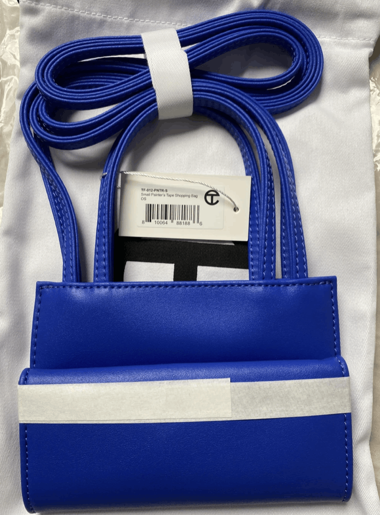 Telfar small painter's blue leather bag vegan tote Size ONE SIZE - 2 Thumbnail