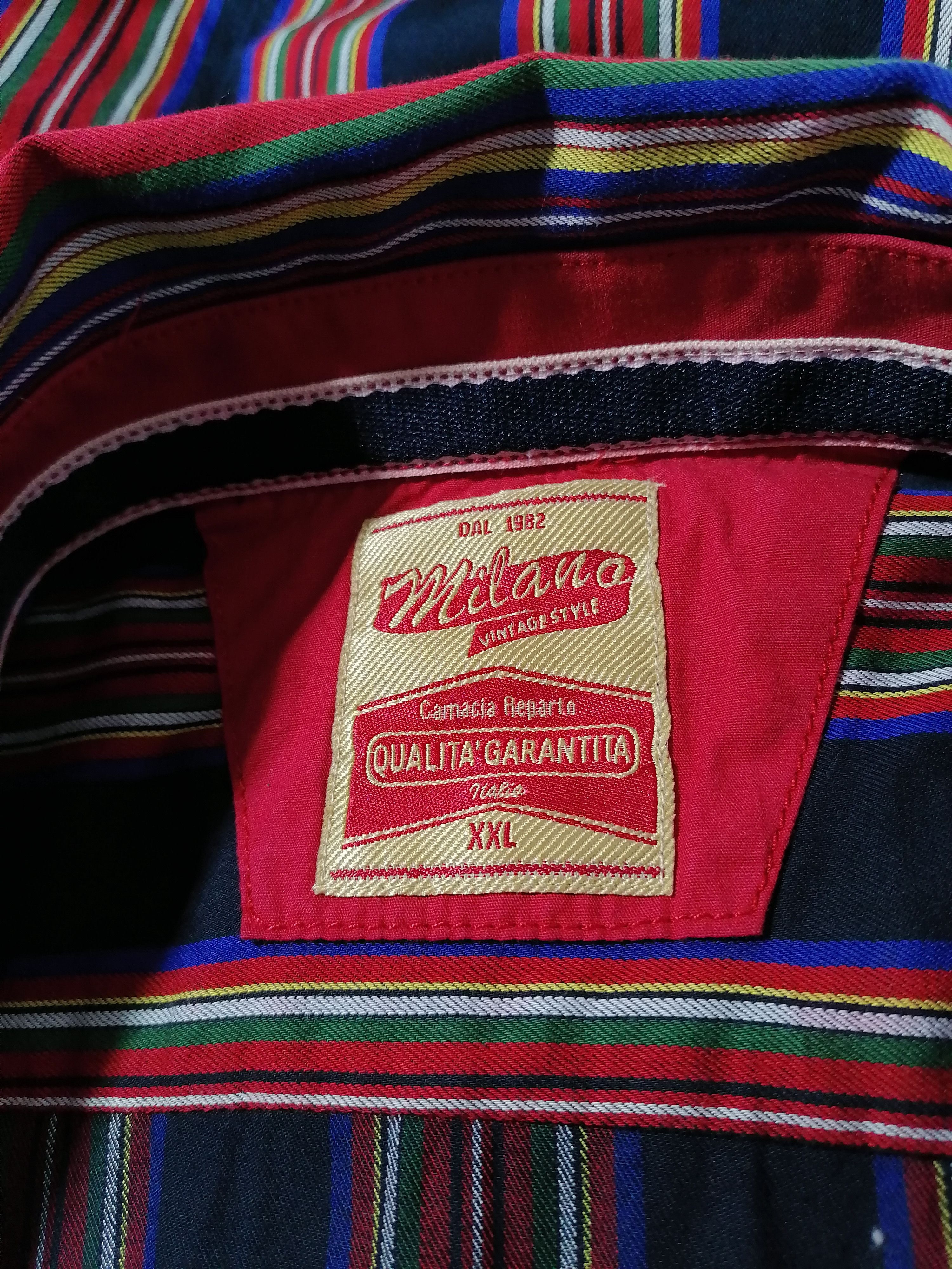 Vintage Milano Stripes Longsleeve Size US XL / EU 56 / 4 - 4 Thumbnail