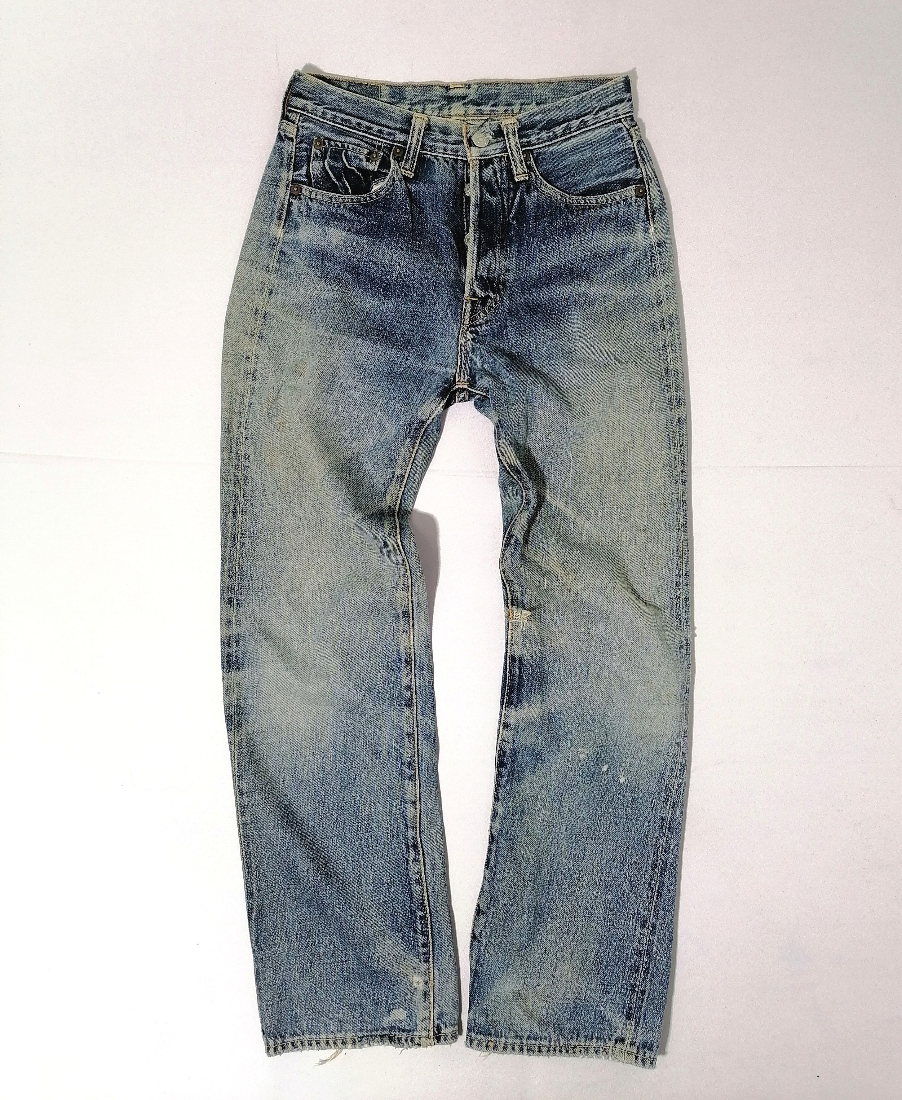 Denime Denime Fly Button Selvedge Jeans Size US 27 - 1 Thumbnail