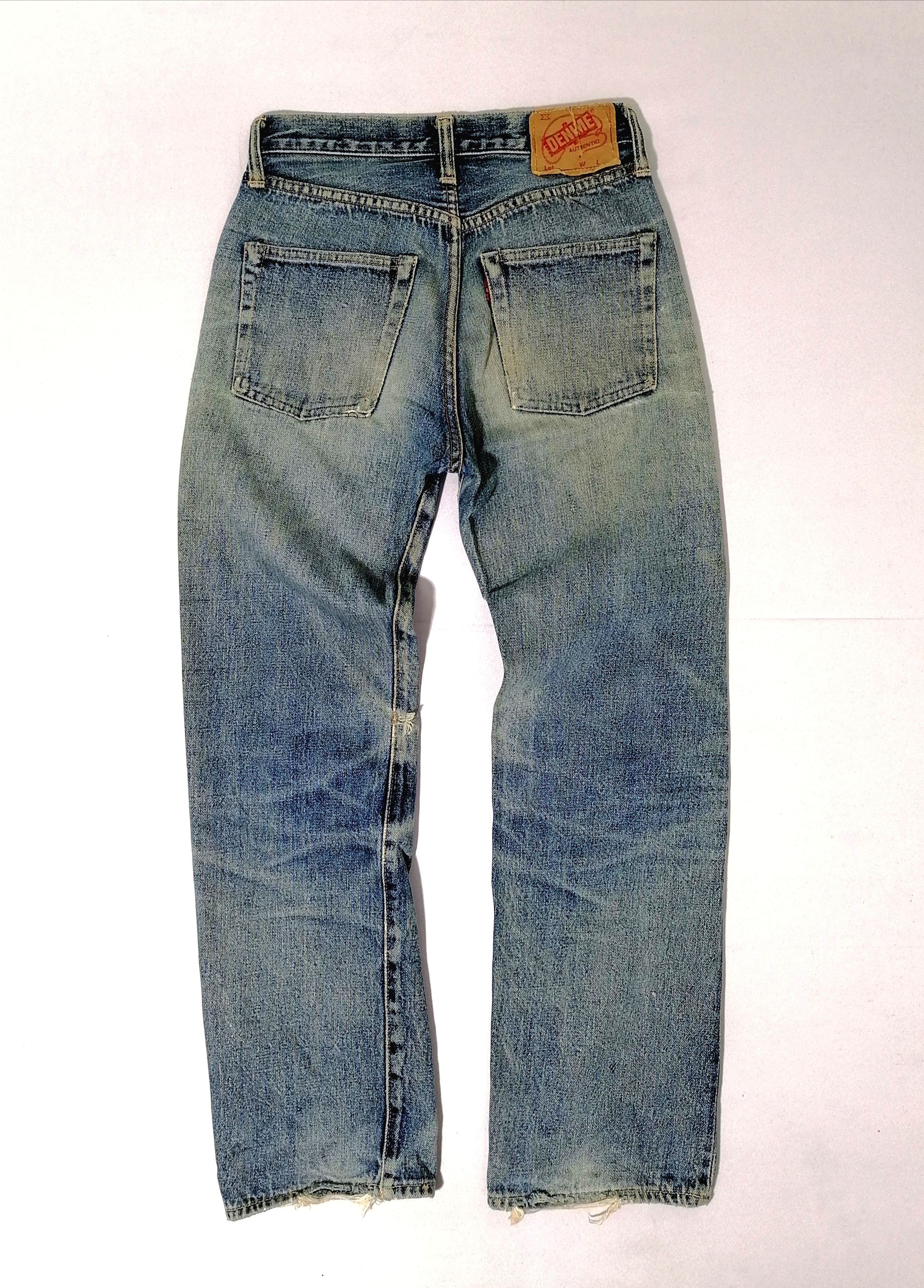 Denime Denime Fly Button Selvedge Jeans Size US 27 - 3 Thumbnail