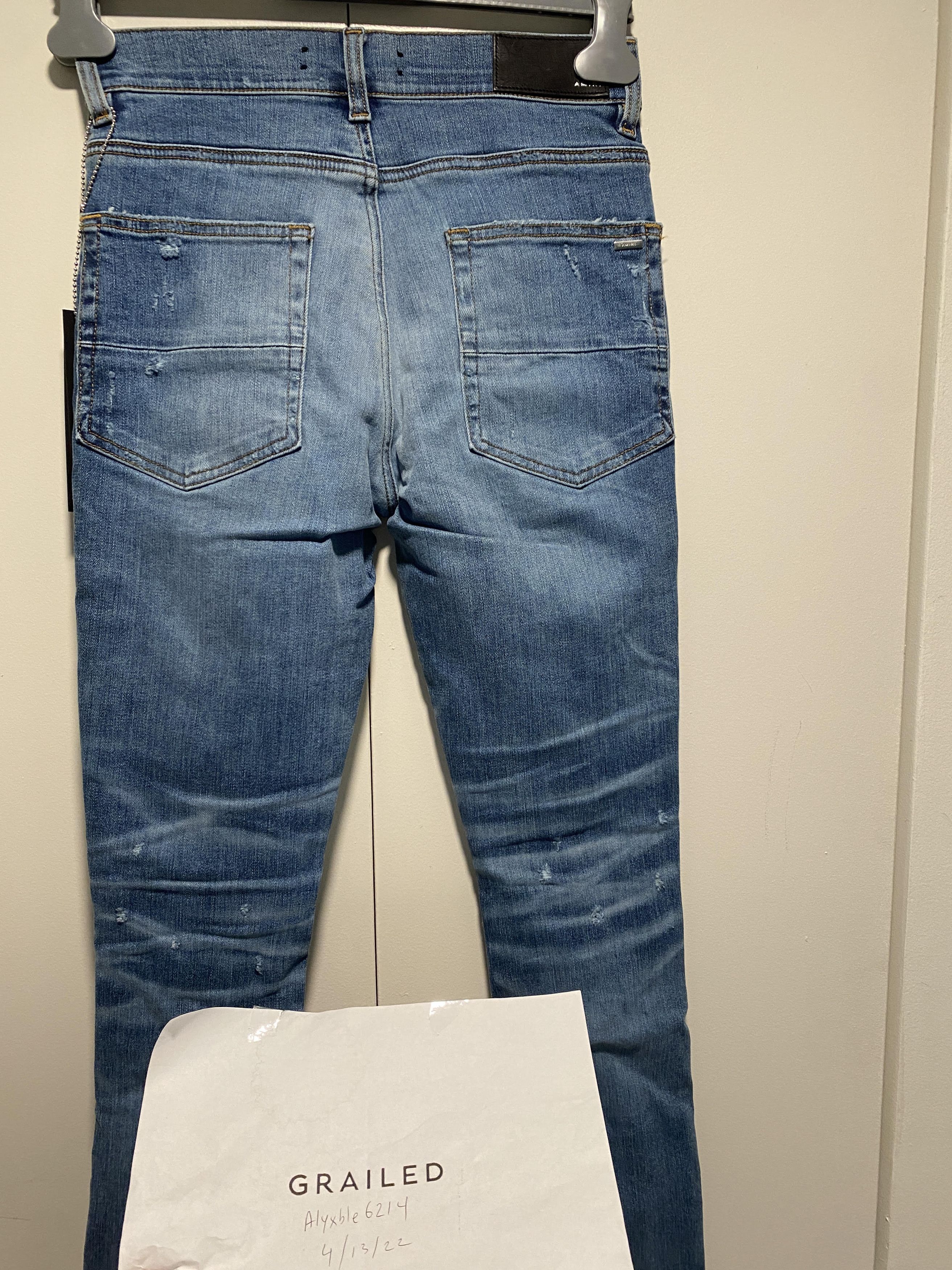 Amiri Amiri HAWAIIAN PATCH JEAN black aged distressed thrasher Size US 29 - 8 Thumbnail