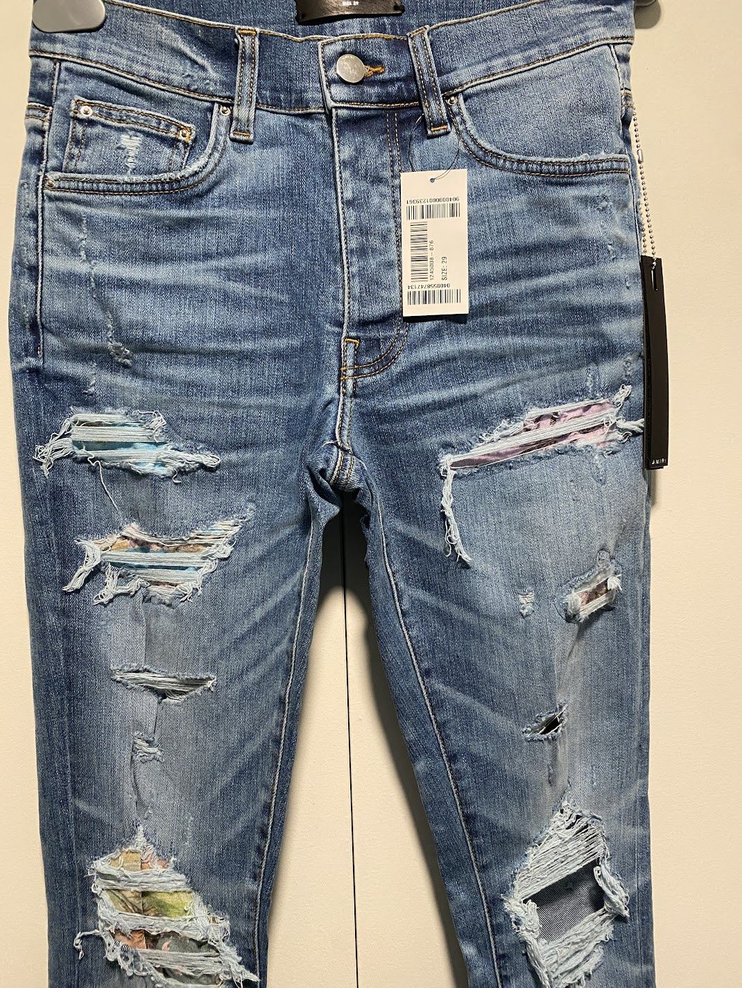 Amiri Amiri HAWAIIAN PATCH JEAN black aged distressed thrasher Size US 29 - 10 Thumbnail