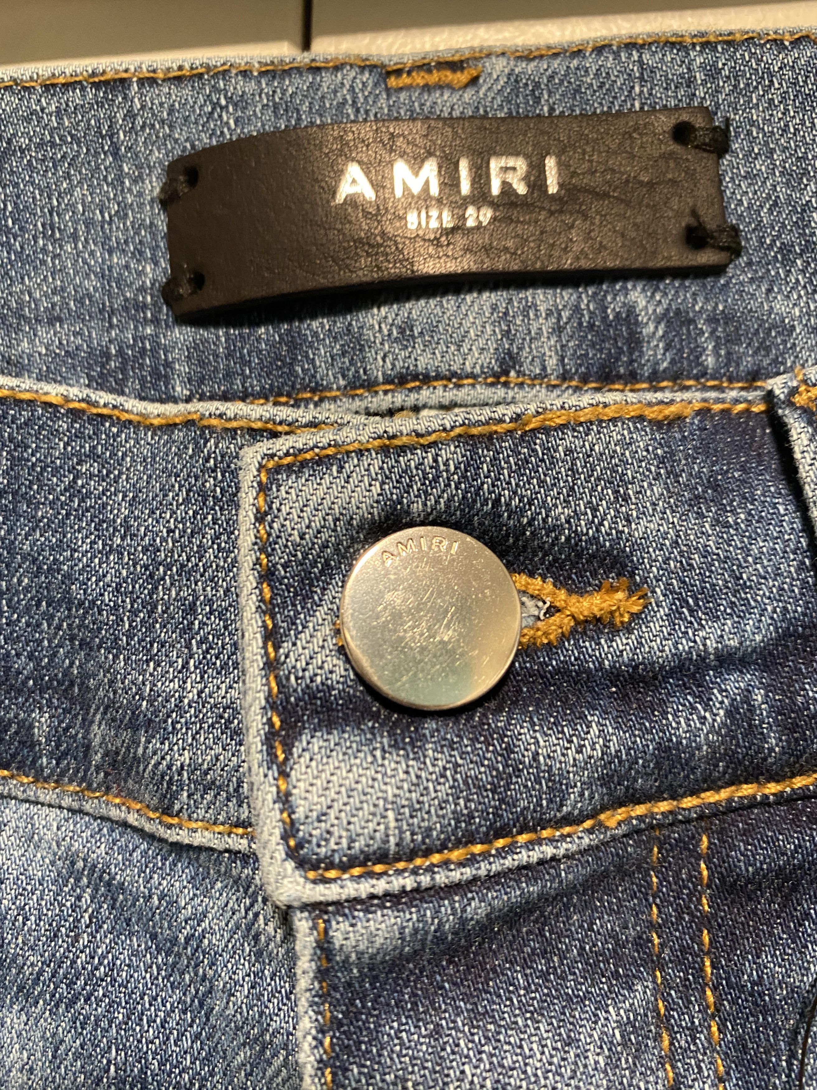 Amiri Amiri HAWAIIAN PATCH JEAN black aged distressed thrasher Size US 29 - 2 Thumbnail