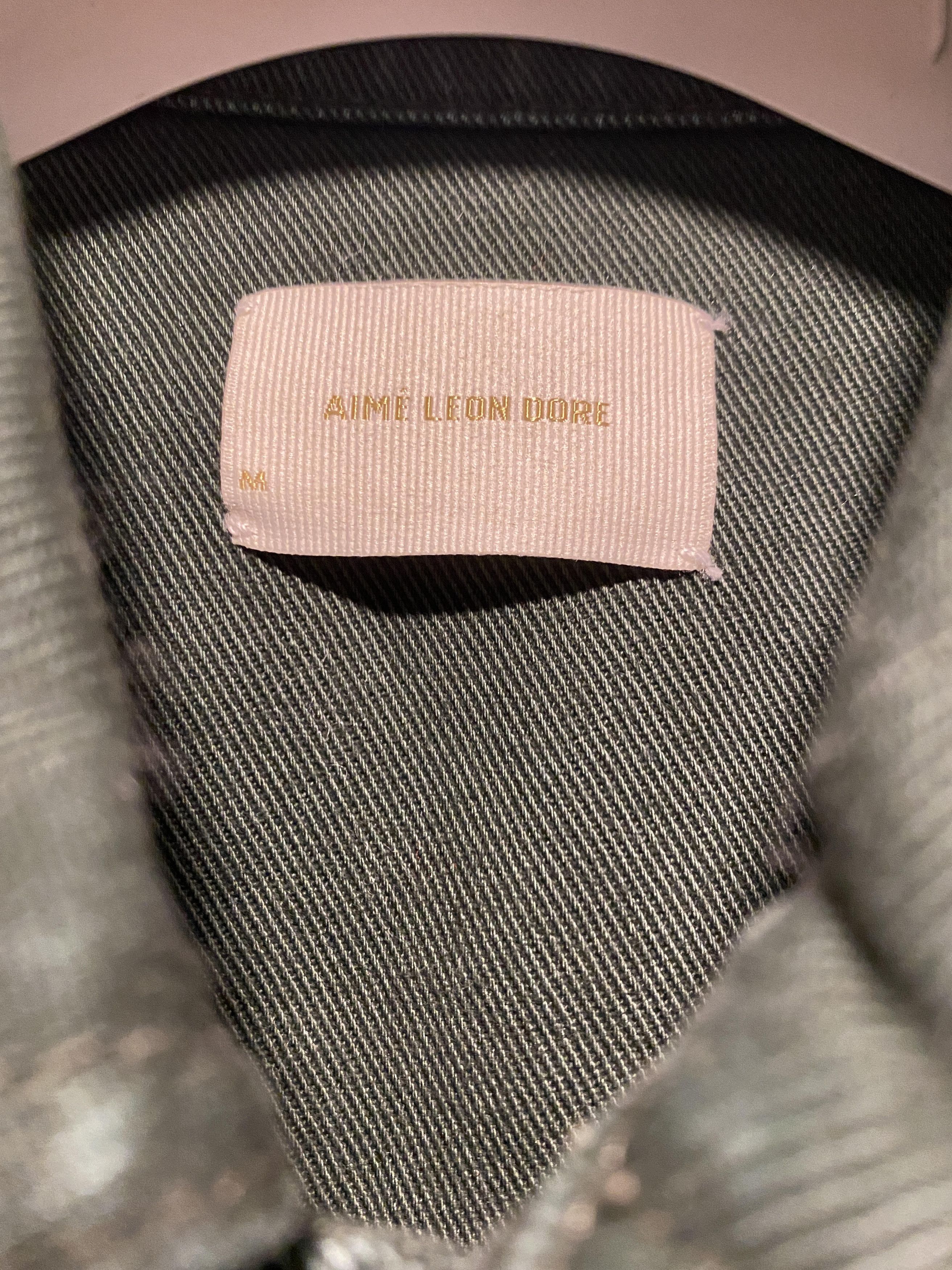 Aime Leon Dore Aime Leon Dore Denim Overshirt - green f/w 21 medium Size US M / EU 48-50 / 2 - 7 Thumbnail