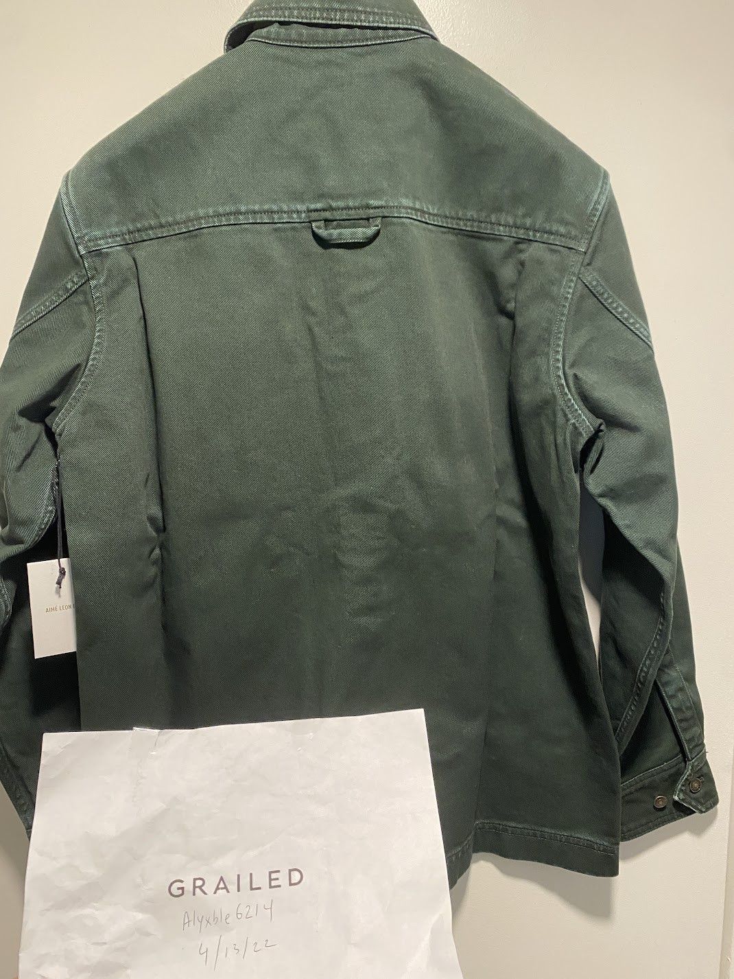 Aime Leon Dore Aime Leon Dore Denim Overshirt - green f/w 21 medium Size US M / EU 48-50 / 2 - 3 Thumbnail