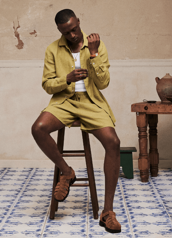 Aime Leon Dore aime leon dore Linen Shirt ald-tan Size US M / EU 48-50 / 2 - 5 Thumbnail