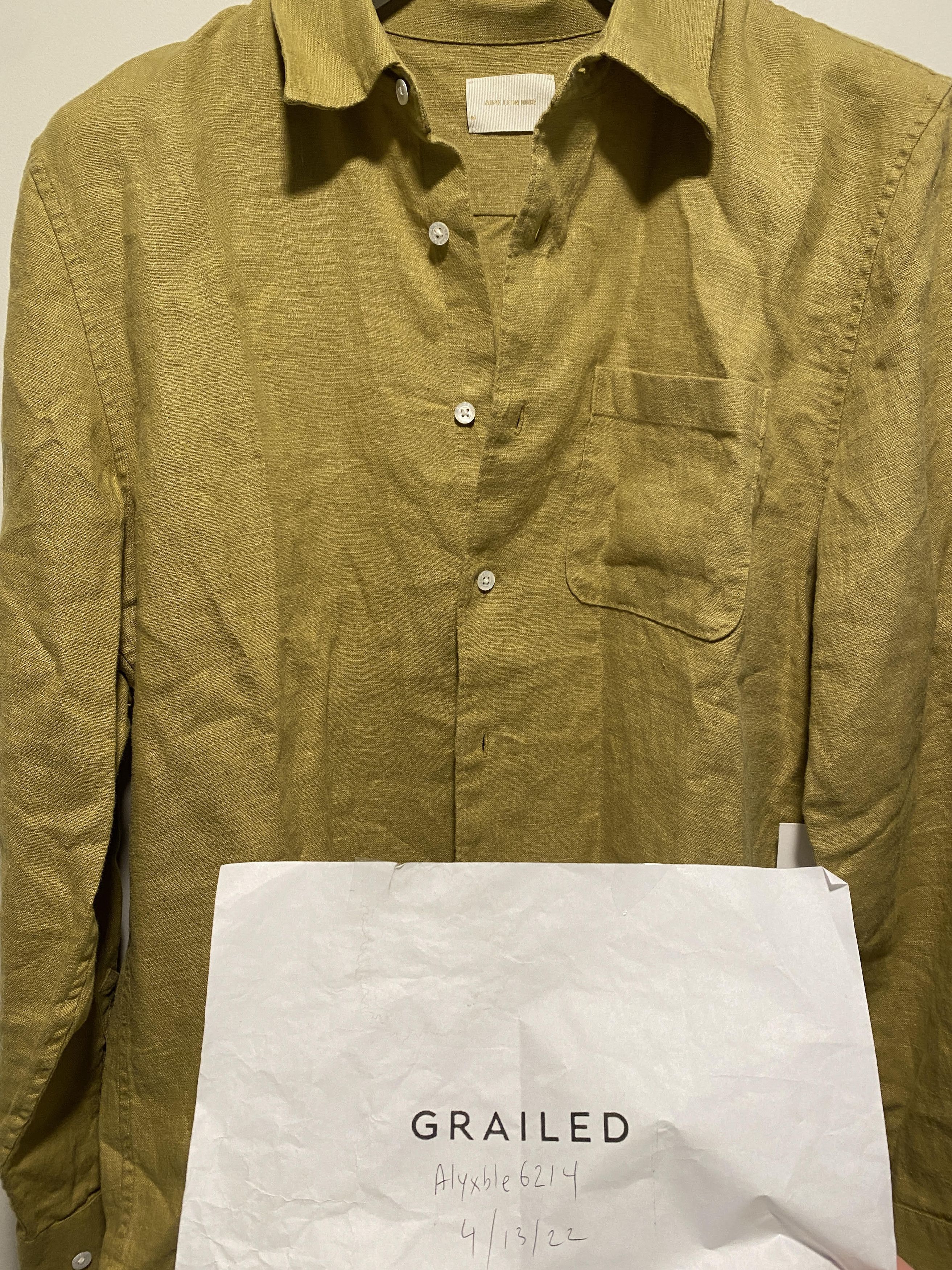 Aime Leon Dore aime leon dore Linen Shirt ald-tan Size US M / EU 48-50 / 2 - 6 Thumbnail