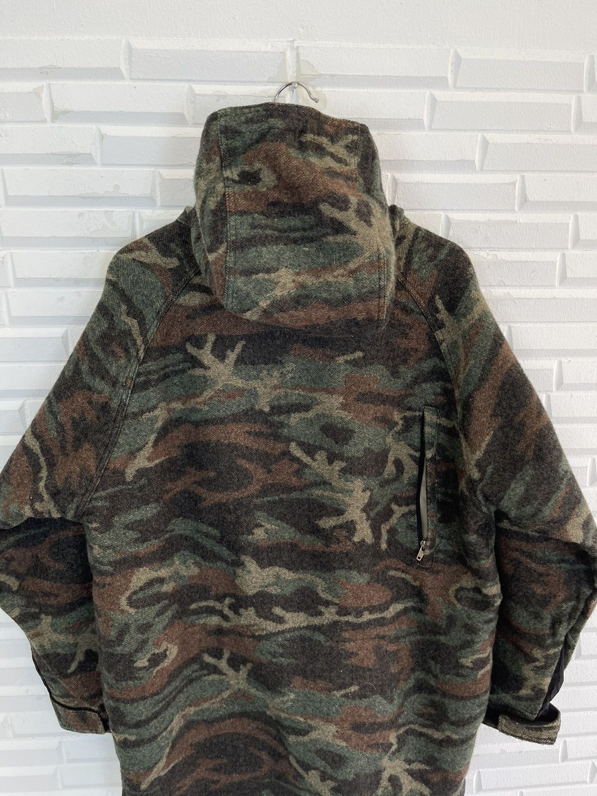 South2 West8 90’s WHEATHER EFFECT HOODIE WOOL JACKET SOUTH 2 WEST 8 CAMO Size US M / EU 48-50 / 2 - 5 Thumbnail