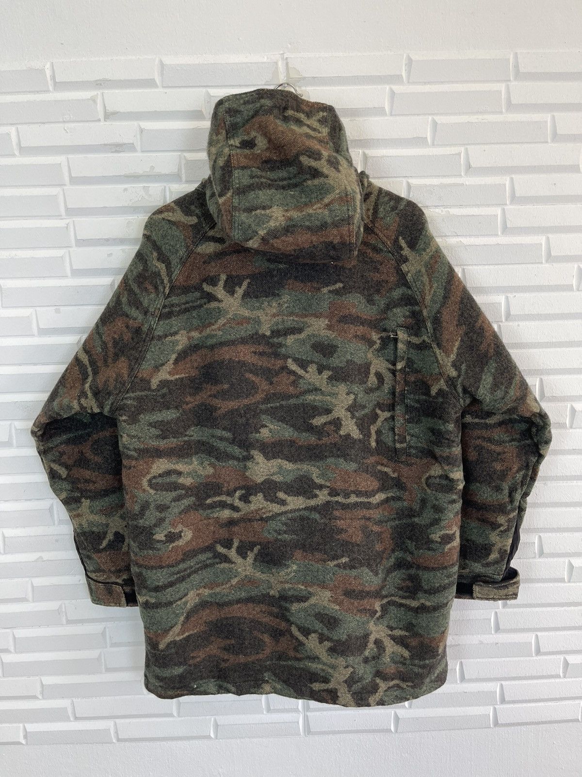 South2 West8 90’s WHEATHER EFFECT HOODIE WOOL JACKET SOUTH 2 WEST 8 CAMO Size US M / EU 48-50 / 2 - 4 Thumbnail