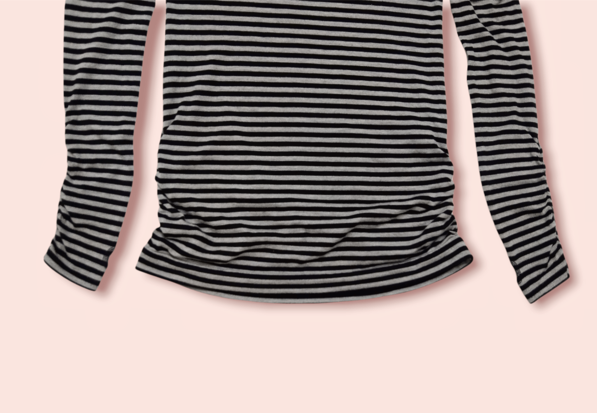 Japanese Brand VINTAGE STRIPES LONG SLEEVE TOP Size M / US 6-8 / IT 42-44 - 2 Thumbnail