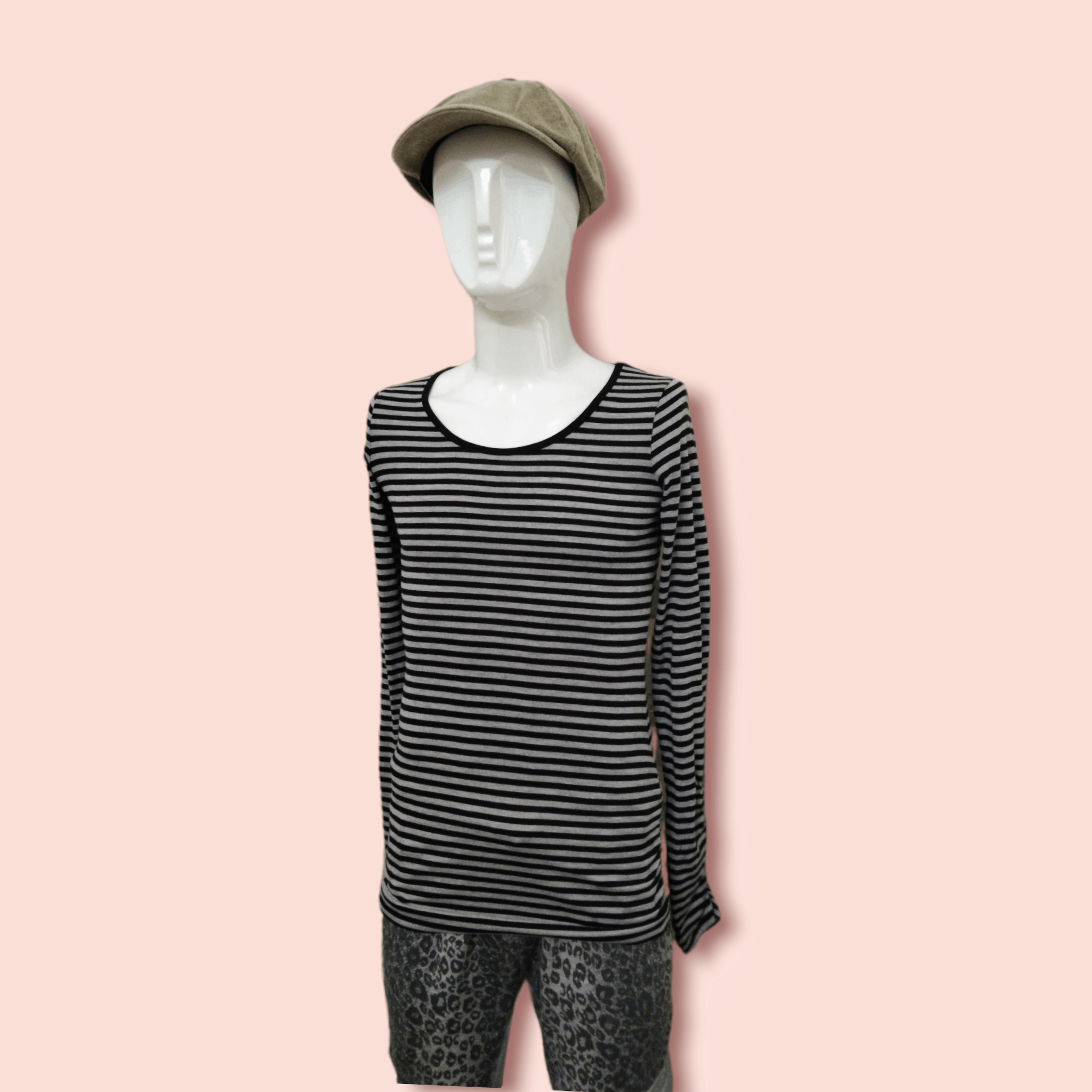 Japanese Brand VINTAGE STRIPES LONG SLEEVE TOP Size M / US 6-8 / IT 42-44 - 11 Thumbnail