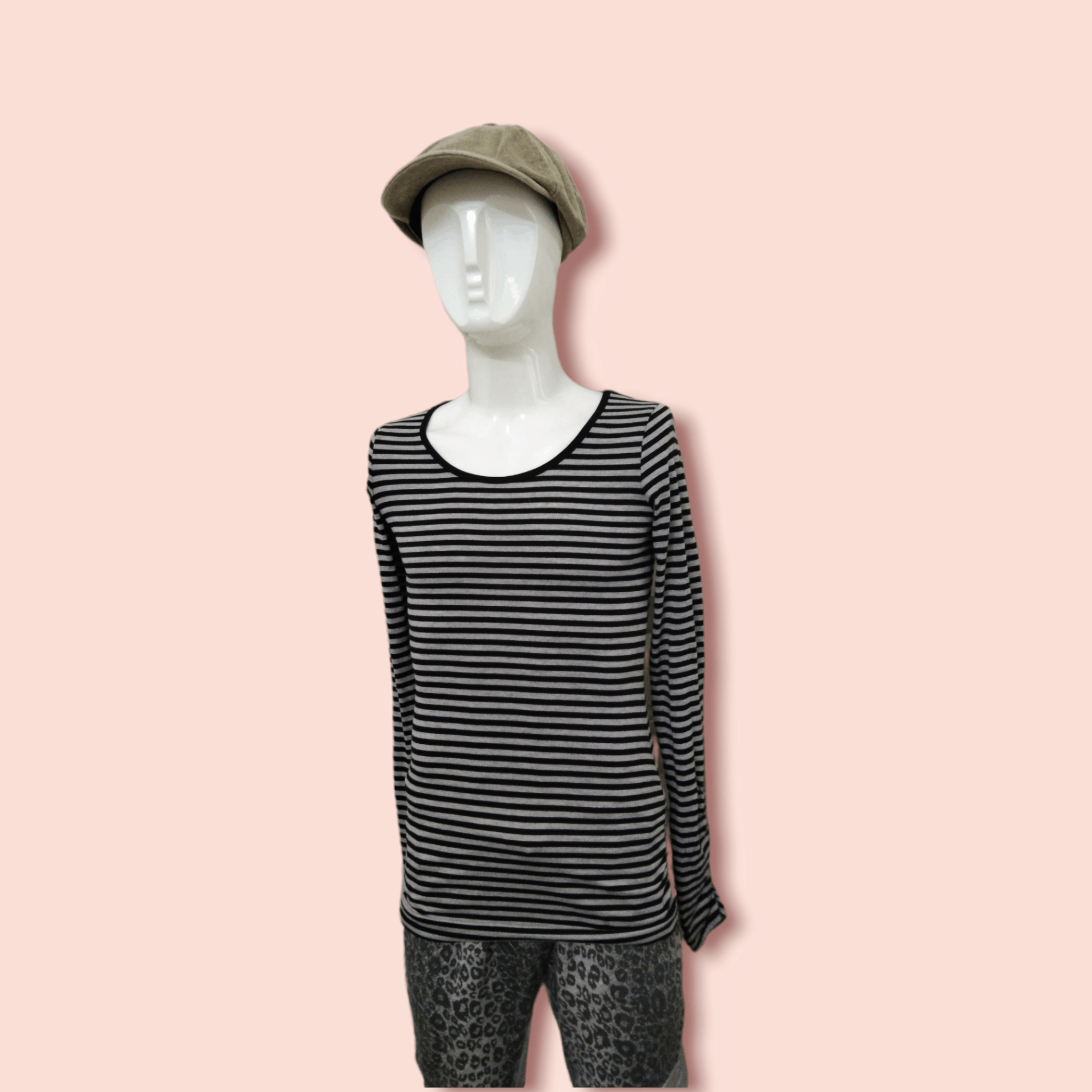 Japanese Brand VINTAGE STRIPES LONG SLEEVE TOP Size M / US 6-8 / IT 42-44 - 12 Thumbnail