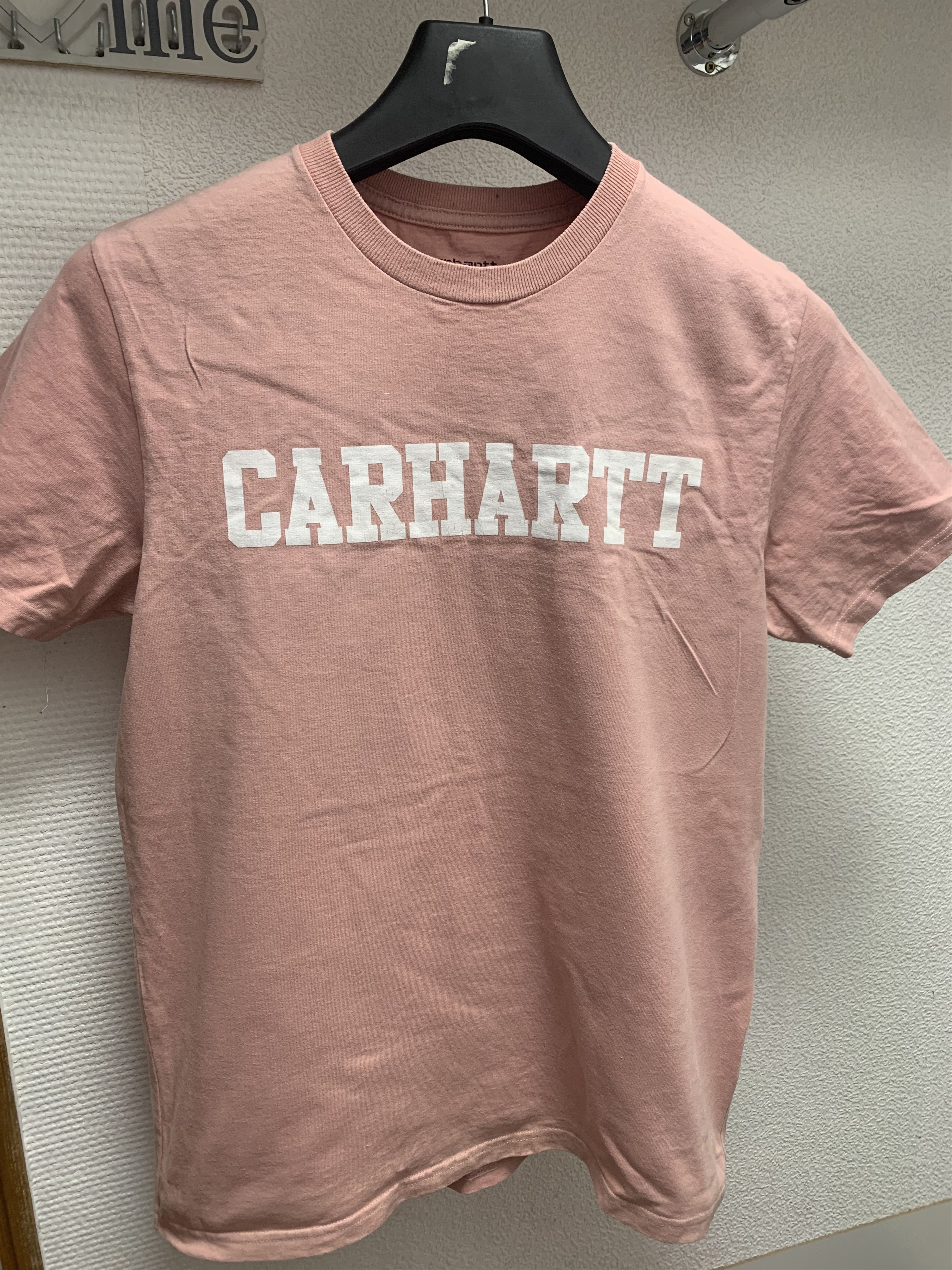 Carhartt Carhartt t-shirt pink big logo M size Size US M / EU 48-50 / 2 - 1 Thumbnail
