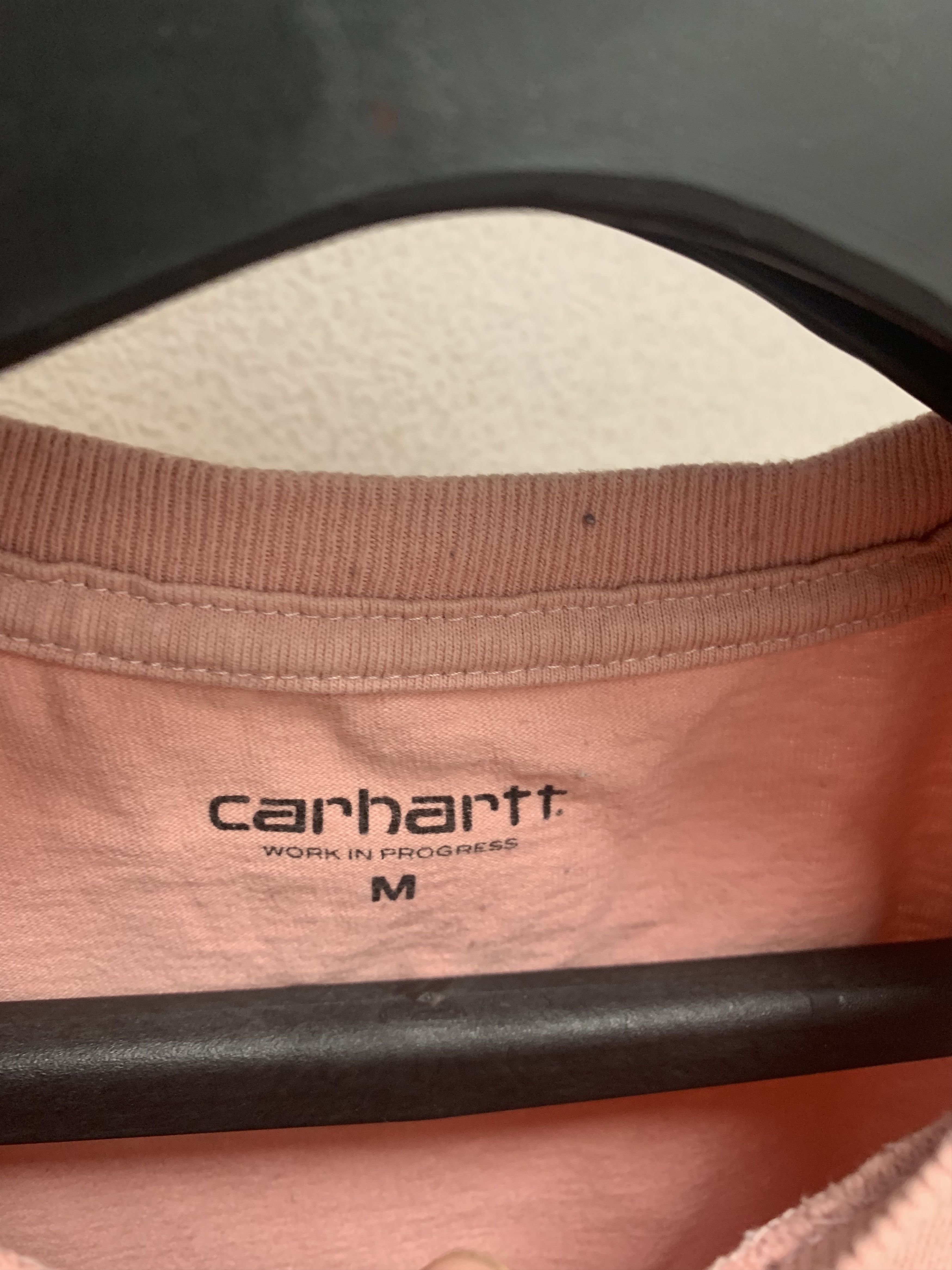 Carhartt Carhartt t-shirt pink big logo M size Size US M / EU 48-50 / 2 - 3 Thumbnail