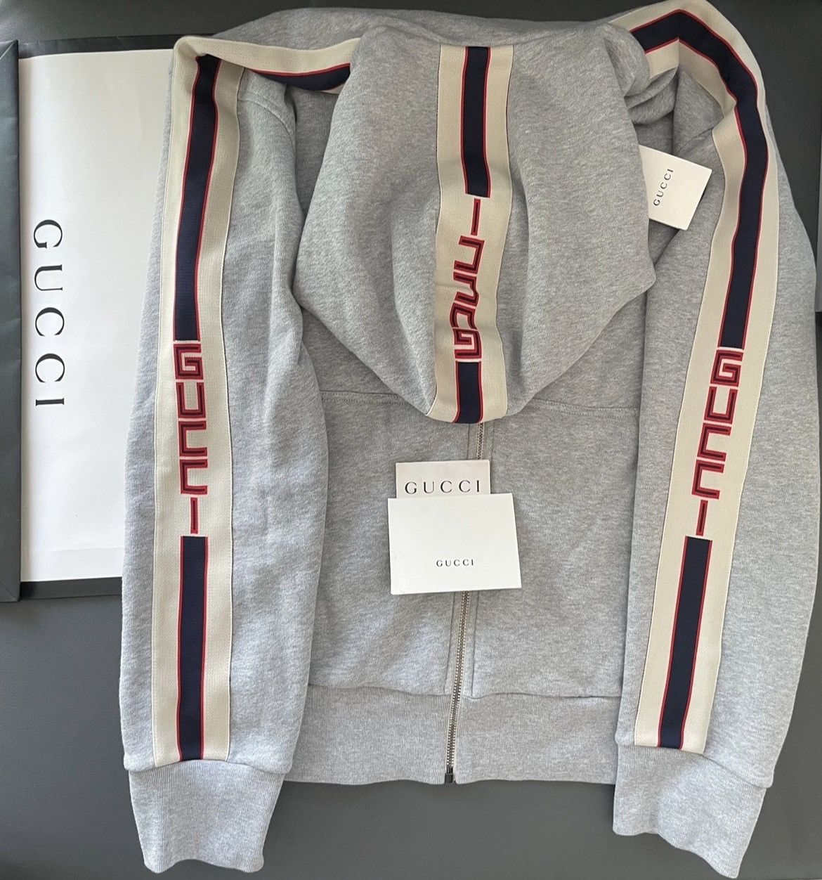 Gucci Sold Out Brand NEW Iconic Super Runway Track Hoodie Jacket Size US M / EU 48-50 / 2 - 2 Thumbnail