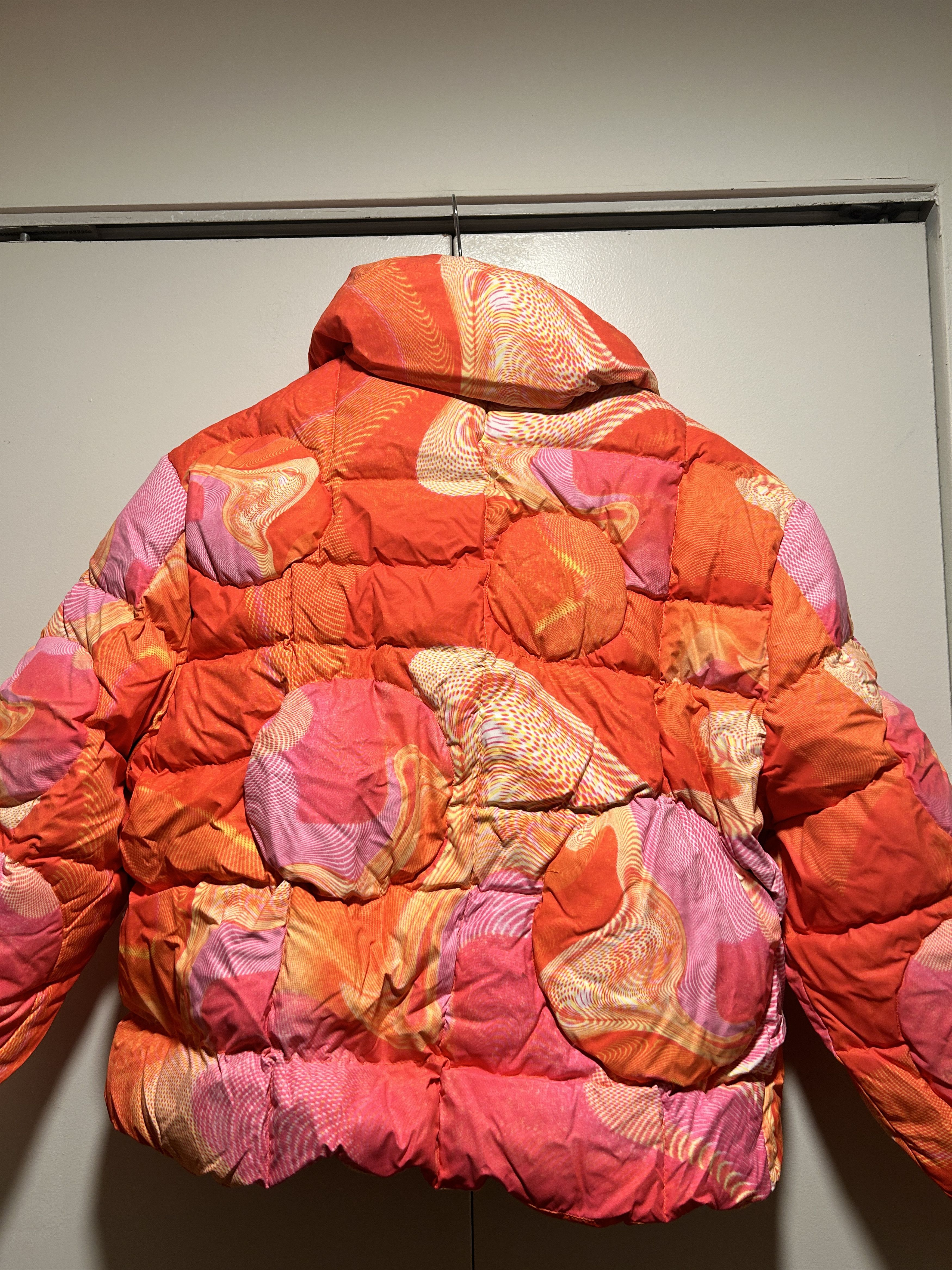 ERL ERL Psychadellic Circle Puffer Jacket - Pink Size US M / EU 48-50 / 2 - 7 Thumbnail