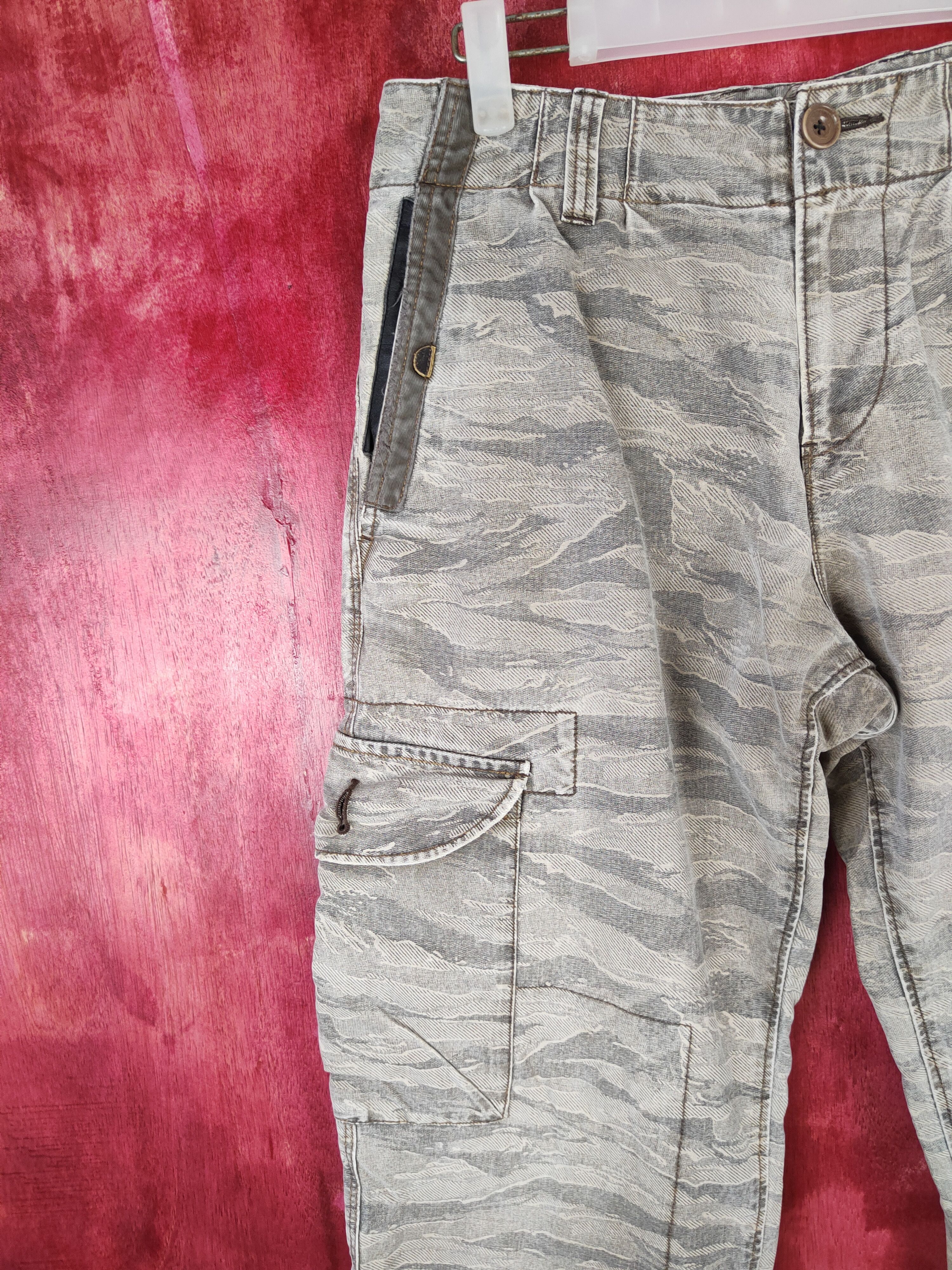 R.Newbold R.Newbold tiger stripe camo Tactical Cargo Pants #5302 Size US 30 / EU 46 - 3 Thumbnail