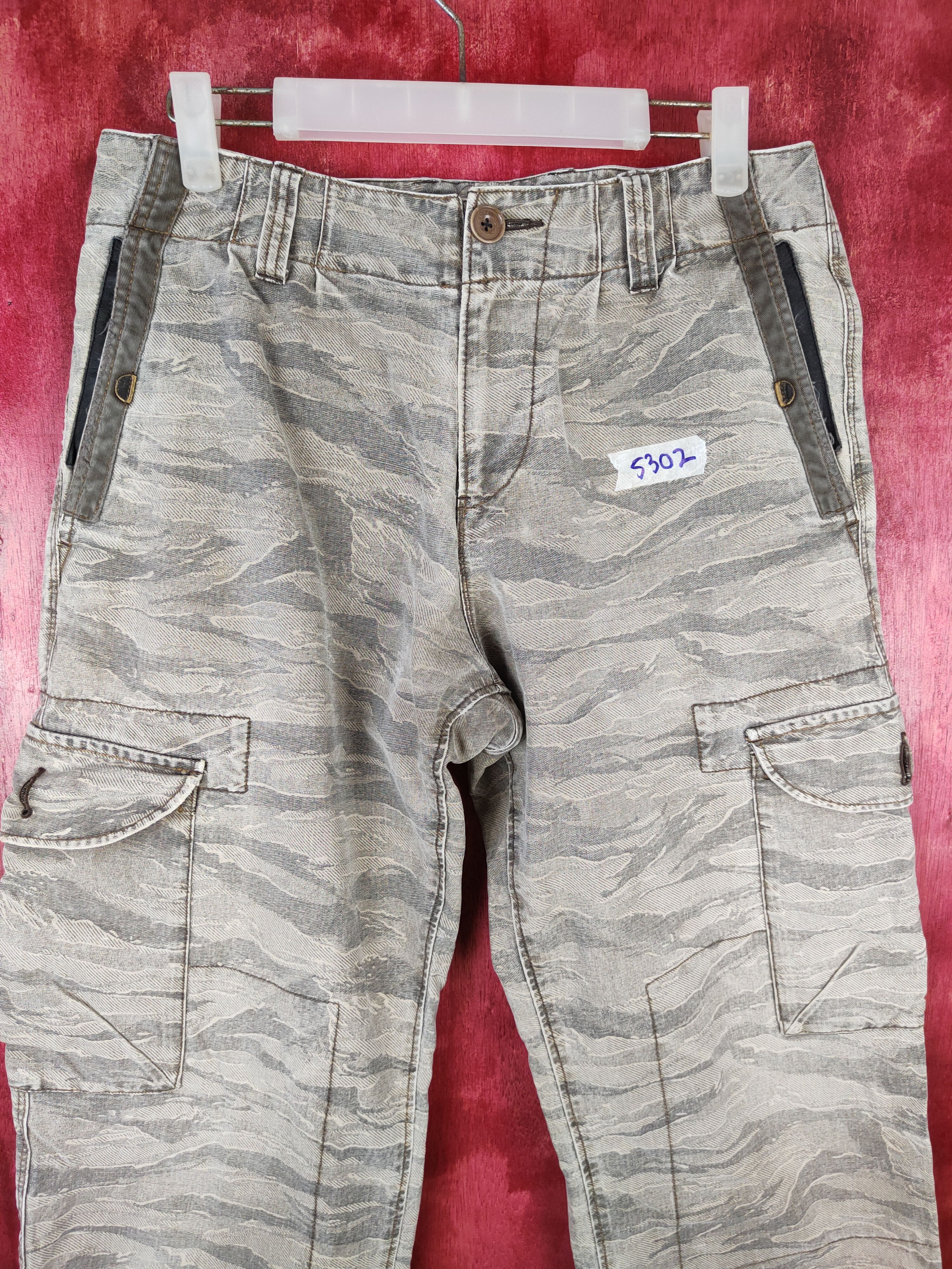 R.Newbold R.Newbold tiger stripe camo Tactical Cargo Pants #5302 Size US 30 / EU 46 - 2 Thumbnail