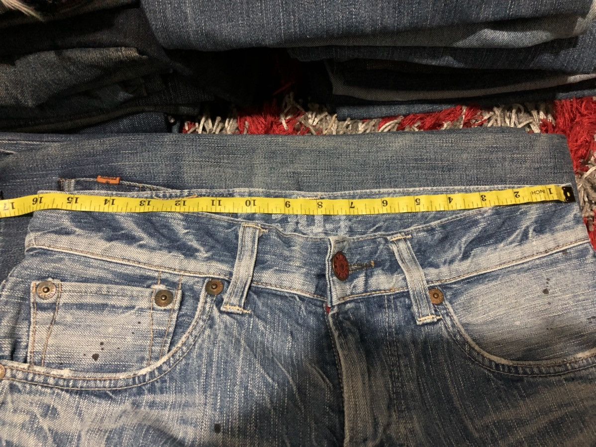Edwin Vintage Edwin X World Industry Distressed Denim Jeans Size US 32 / EU 48 - 11 Thumbnail