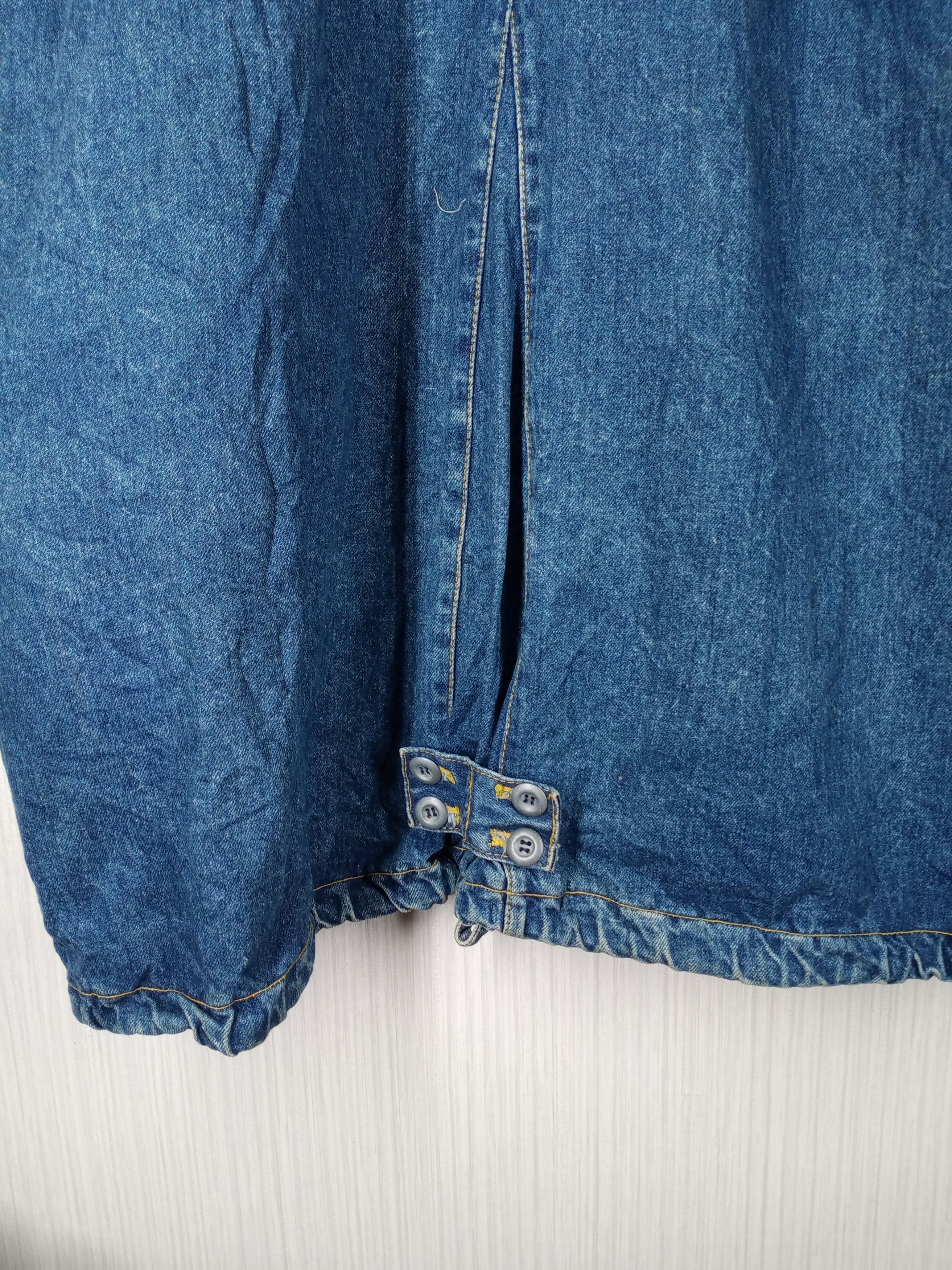 Japanese Brand Vintage 90s Japanese Brand Indigo Denim Long Parka Jacket Size US XL / EU 56 / 4 - 9 Thumbnail